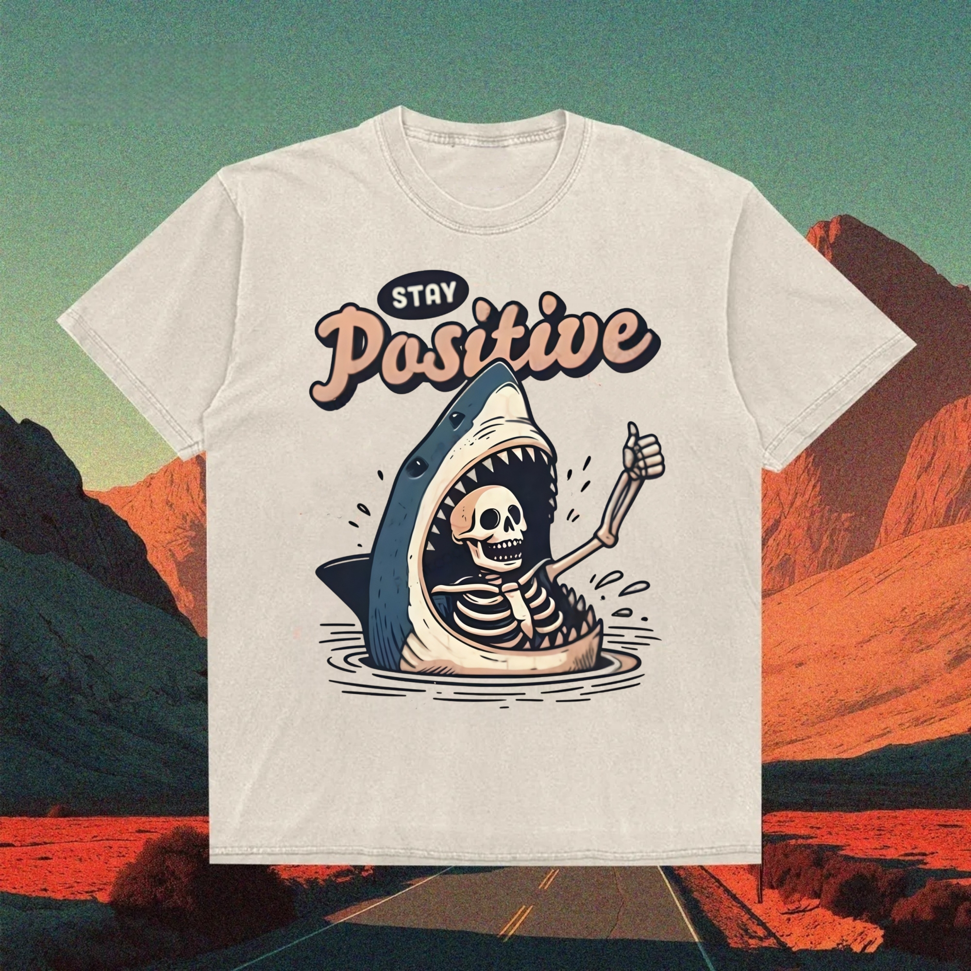 Eternal Optimist Shark T-shirt