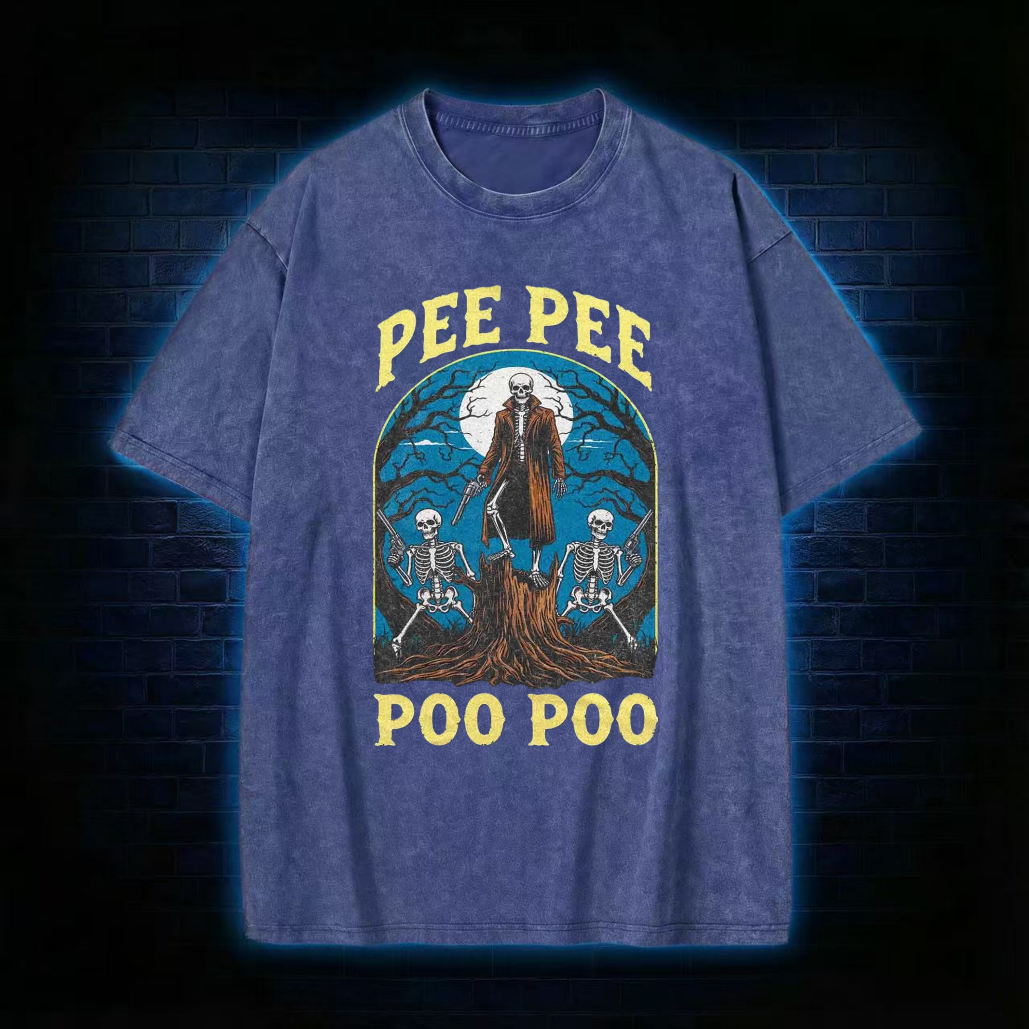 Pee Pee Poo Poo Washed T-shirt