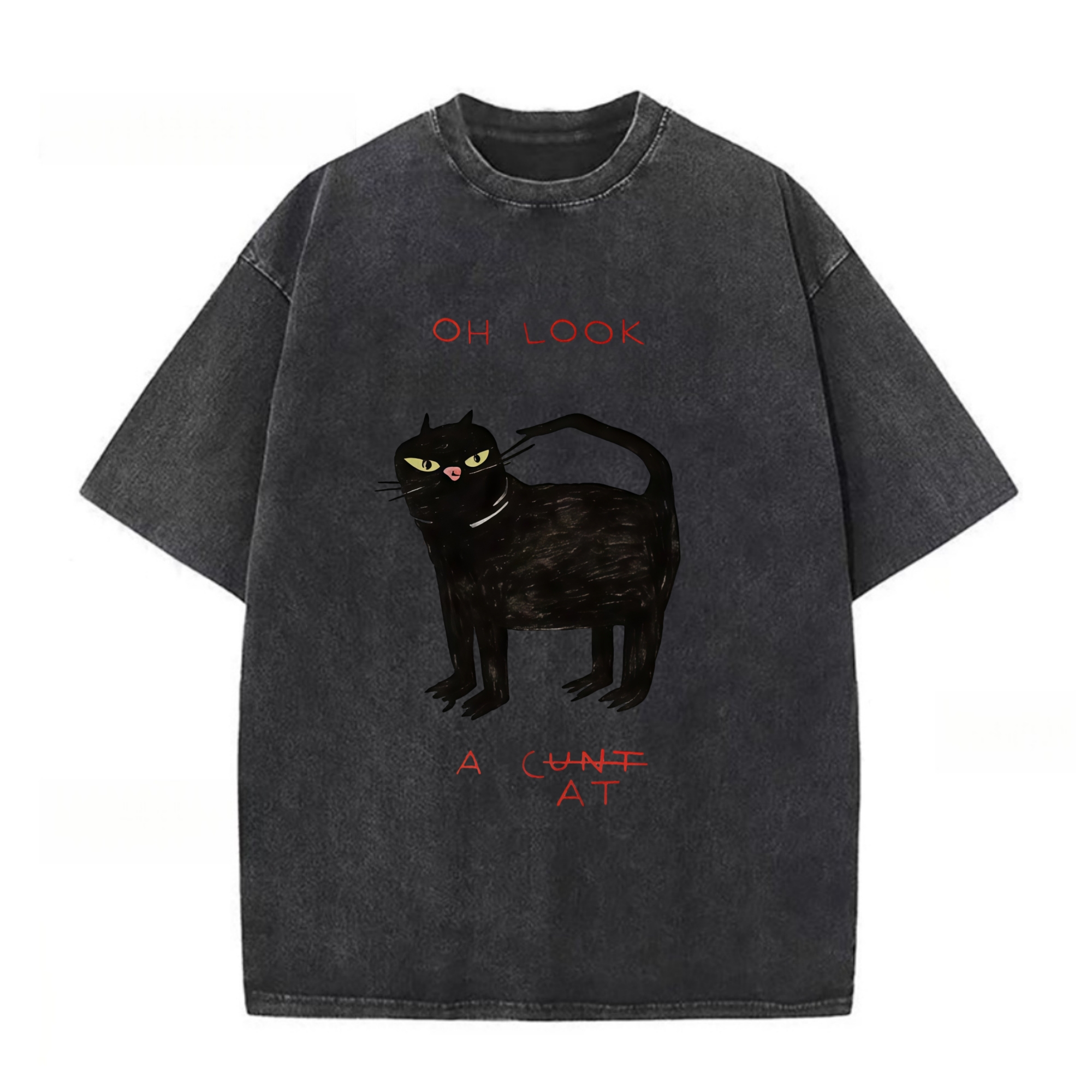 Oh Look Cat Graphic T-shirt