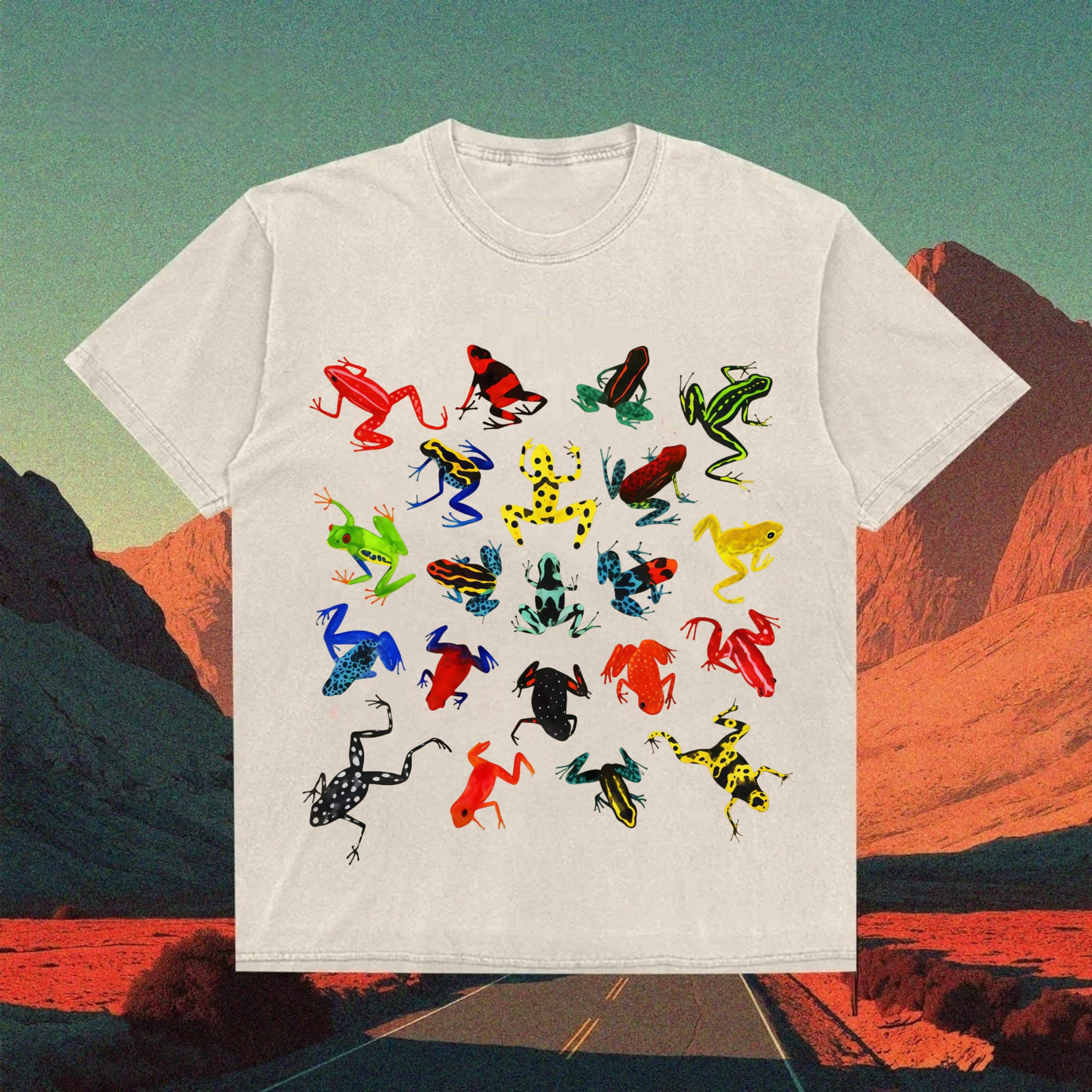 Colorful Frogs T-shirt