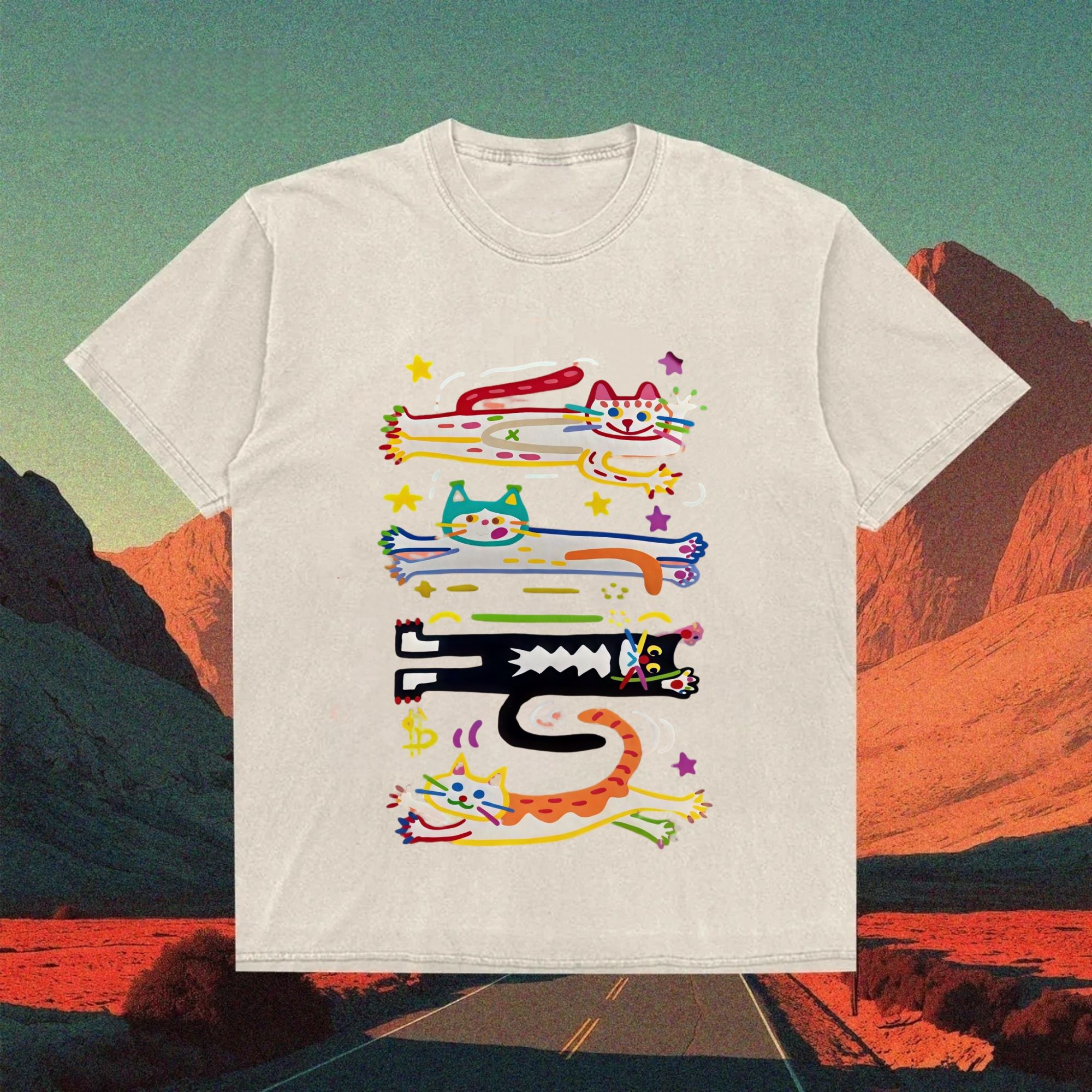 Star Cat T-shirt