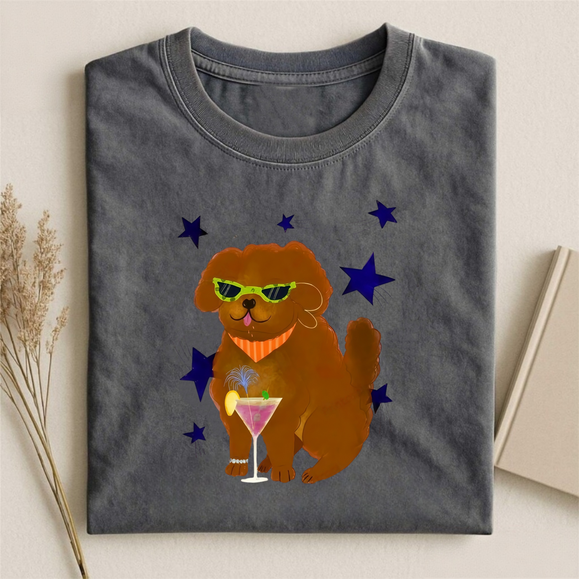 Trendy And Cute Dog T-shirt