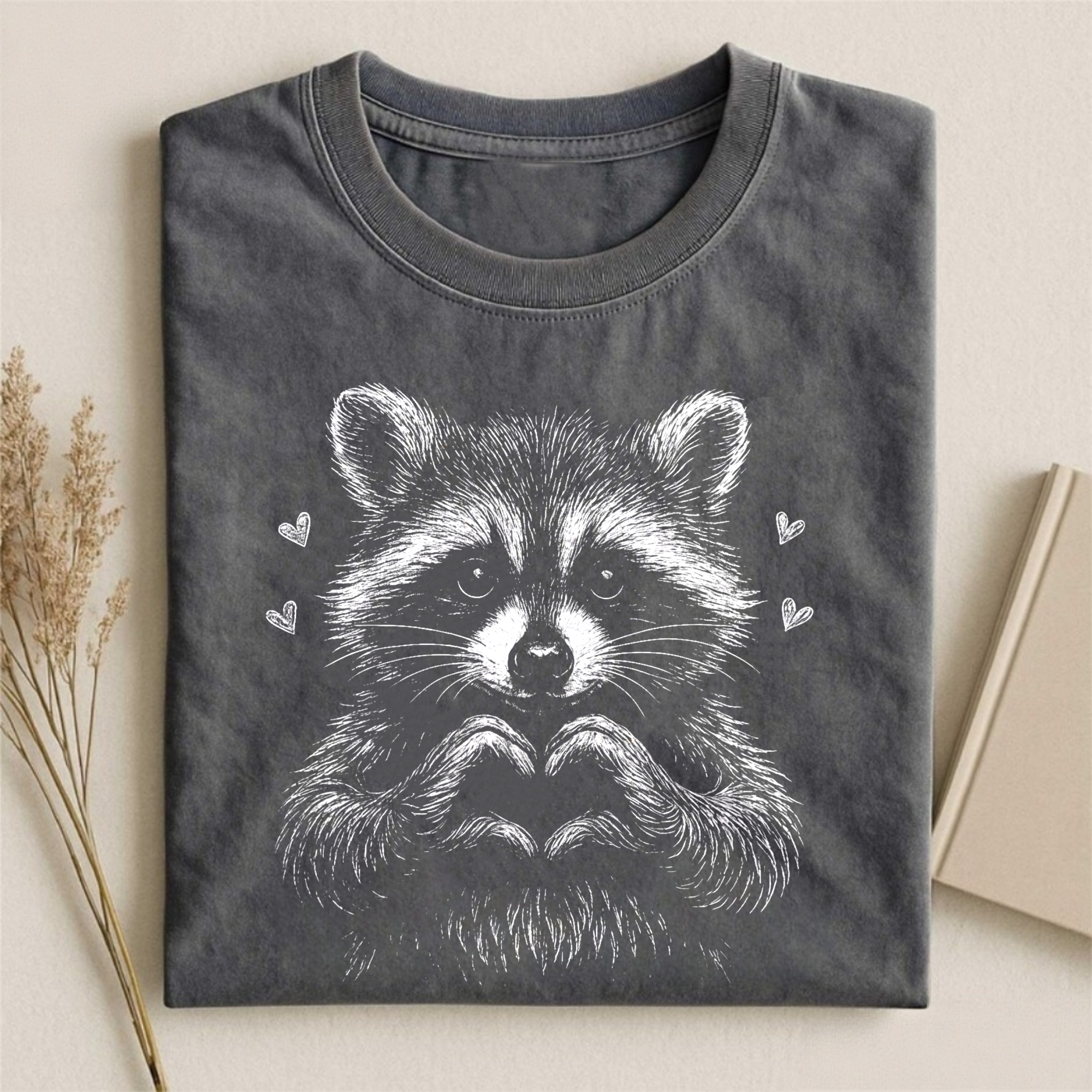 Valentine Raccoon T-shirt