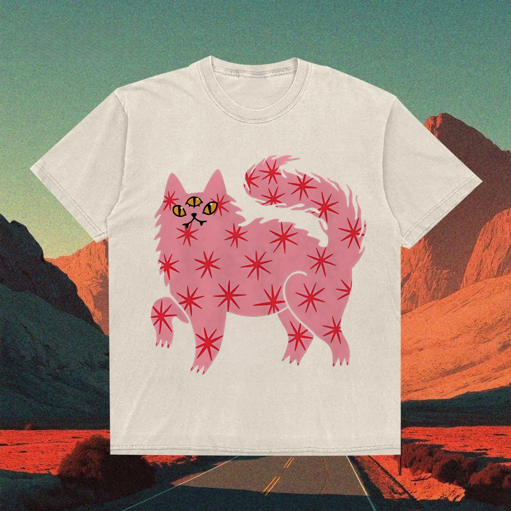 The Pink Cat T-shirt