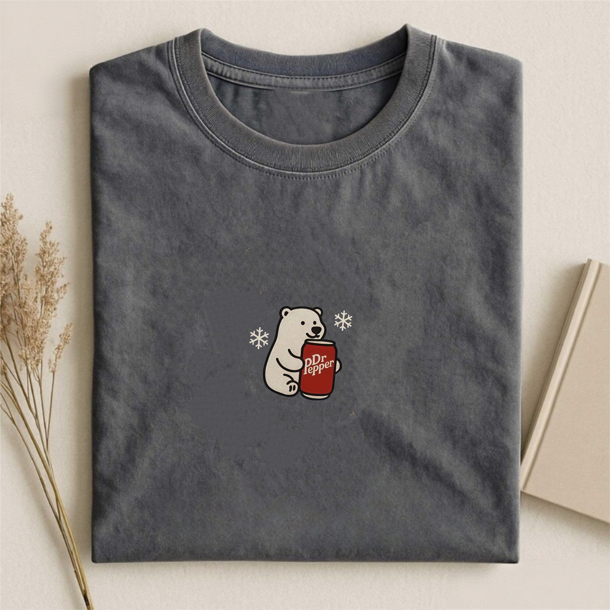 Embroidered Polar Bear T-shirt