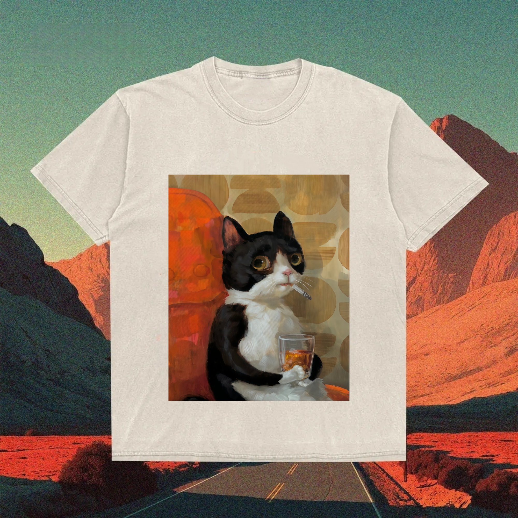 The Original Smoking Cat T-shirt