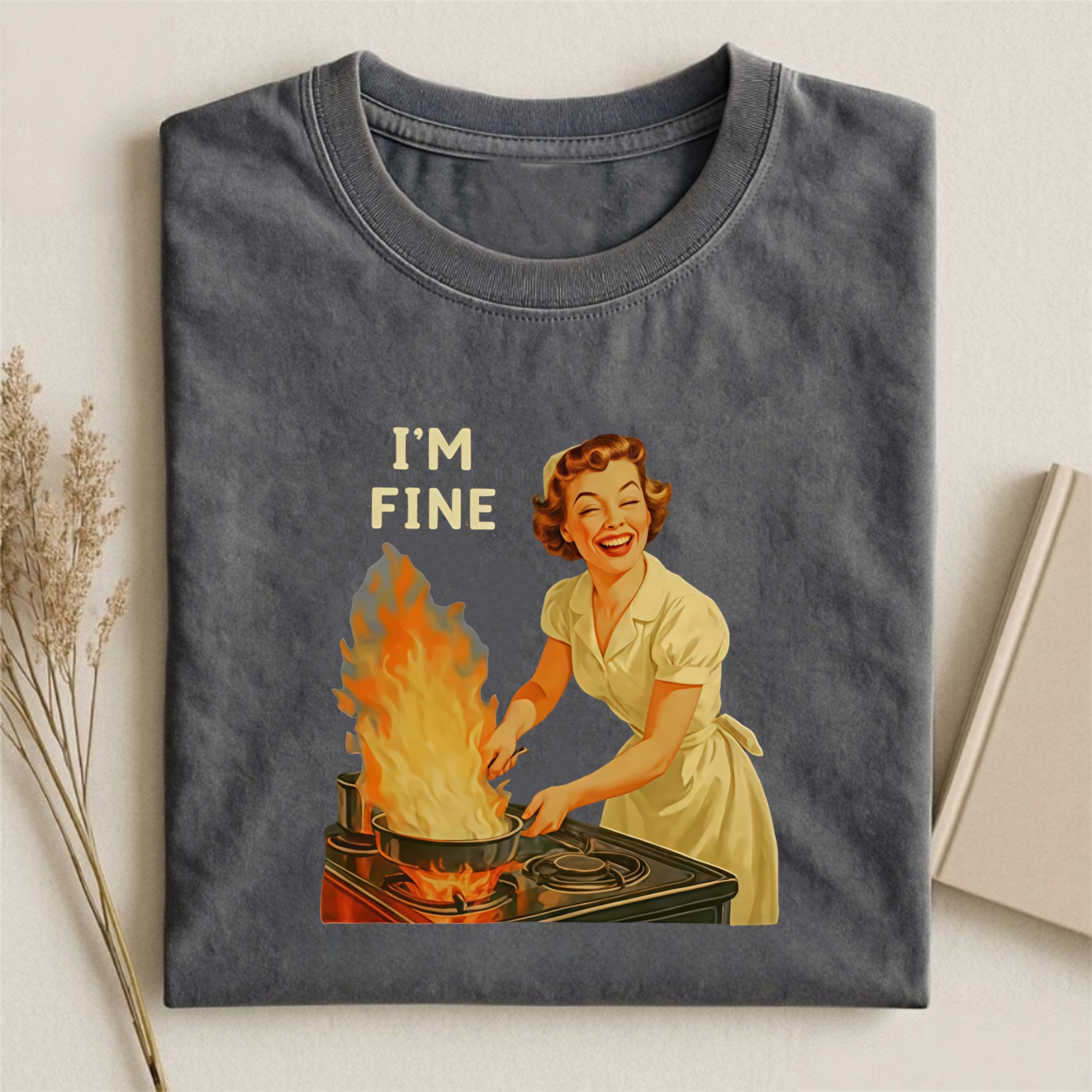 I’m Fine Retro T-shirt