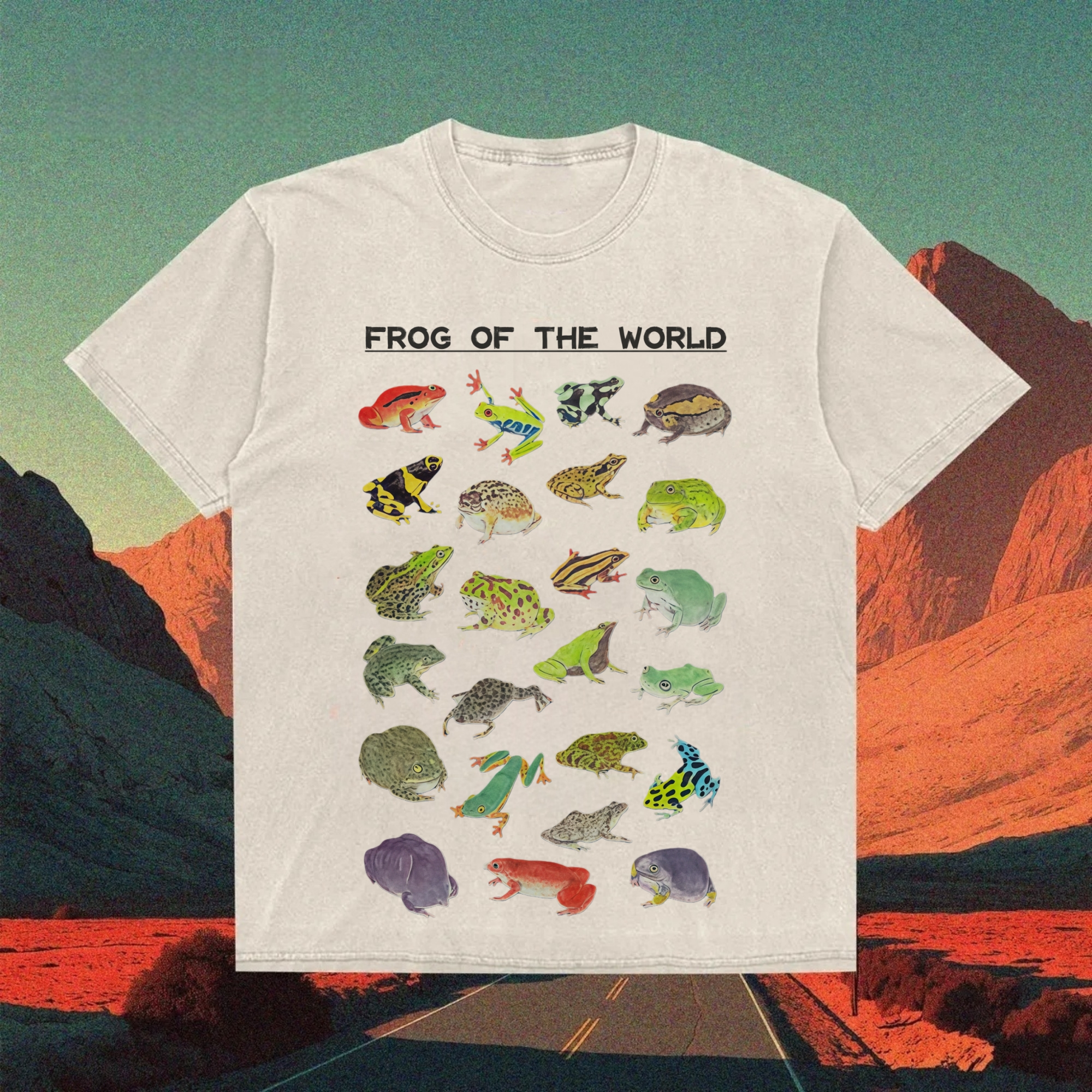 Frogs Of The World T-shirt