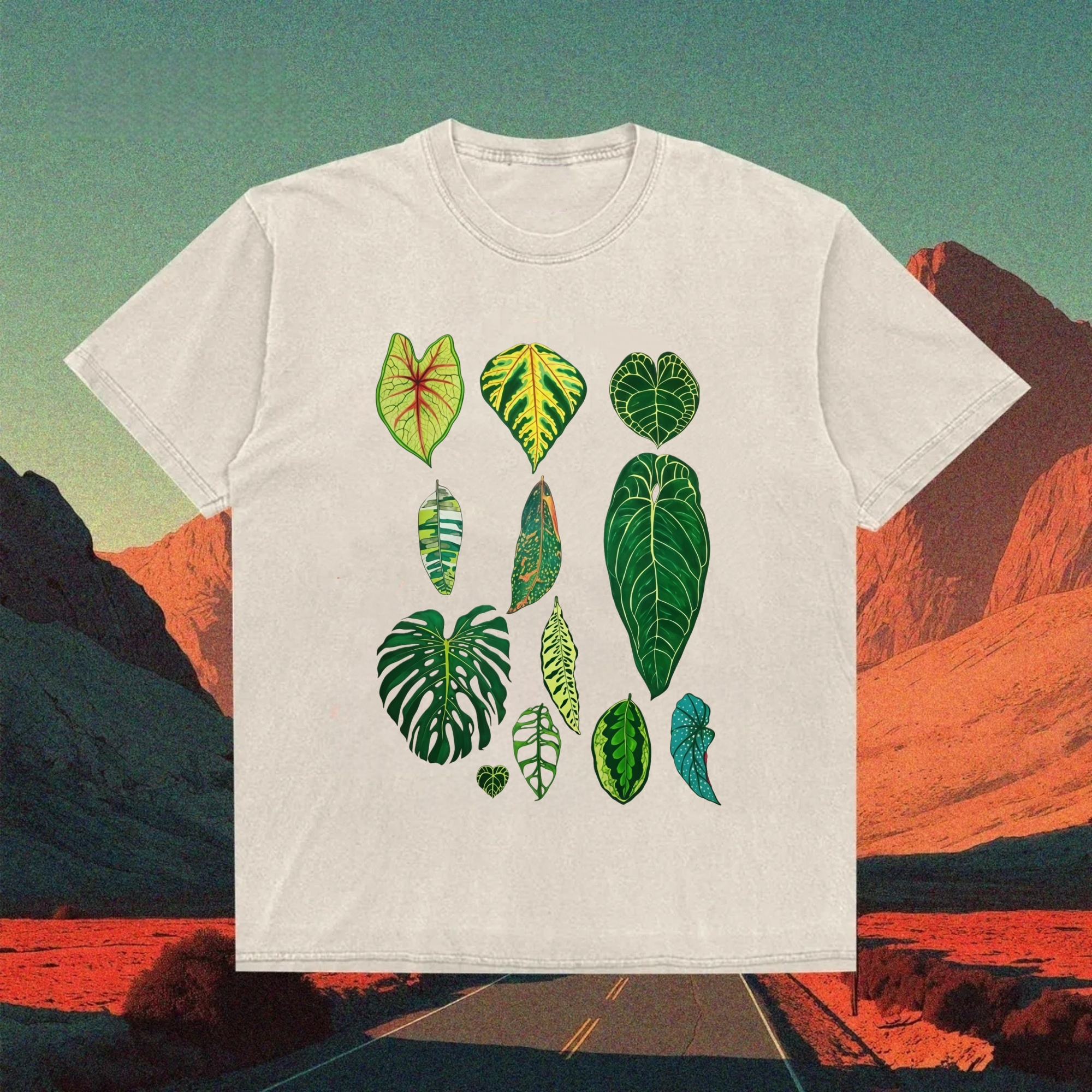 Tropical Plant Leaves T-shirt