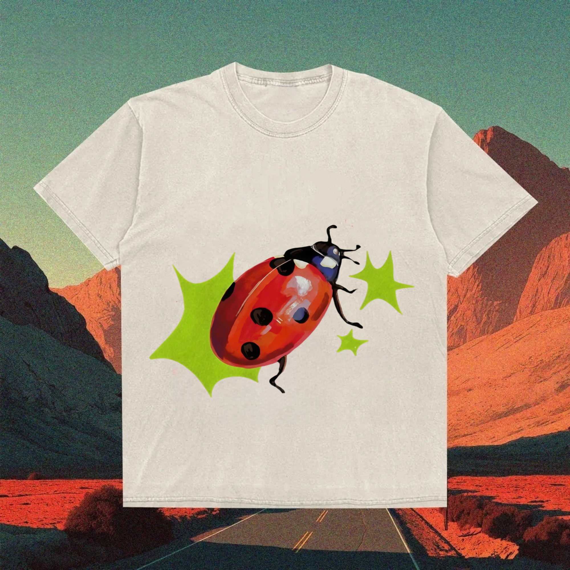 Fluorescent Ladybug T-shirt