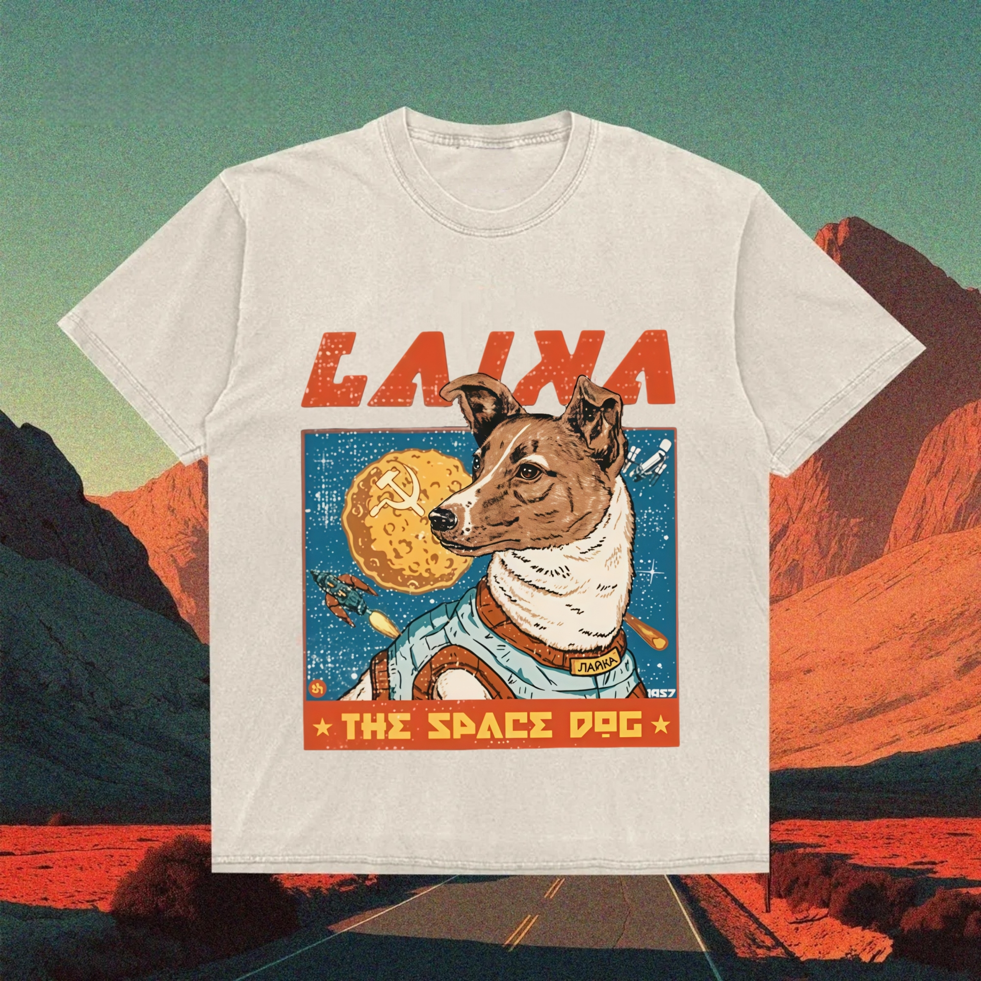 Laika The Space Dog T-shirt