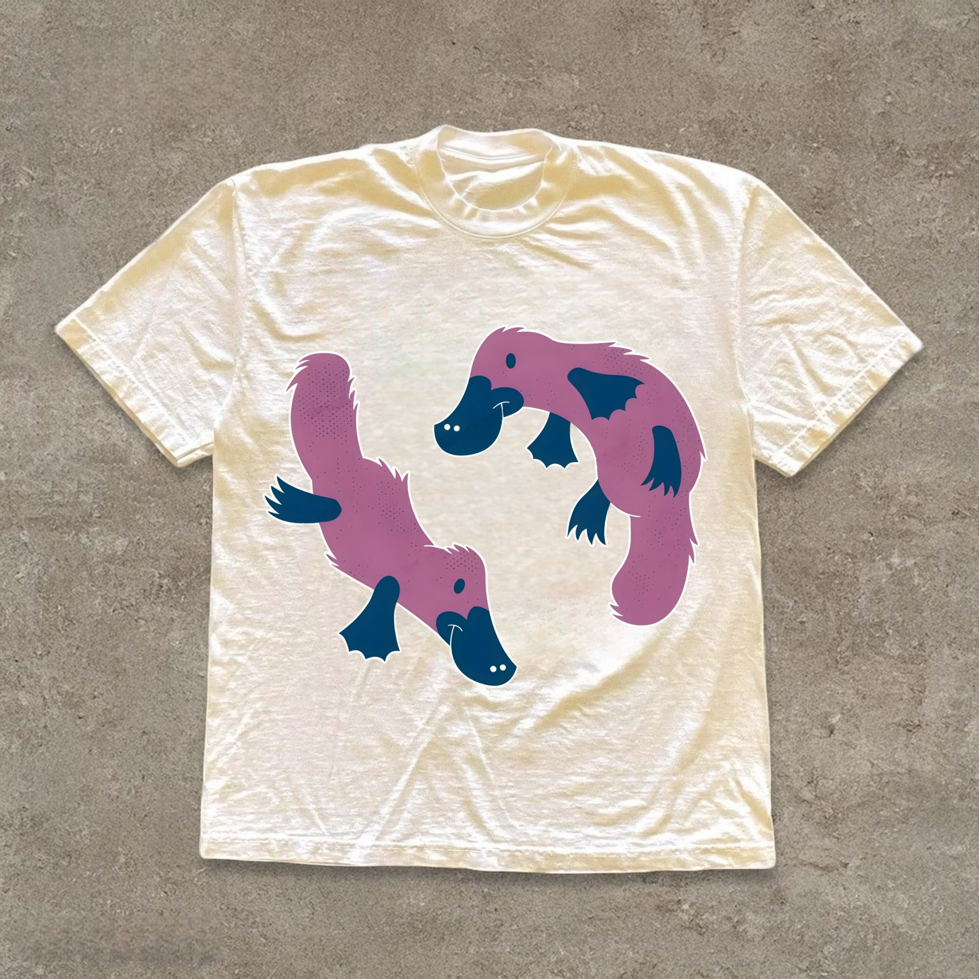 Two Pink Platypuses T-shirt