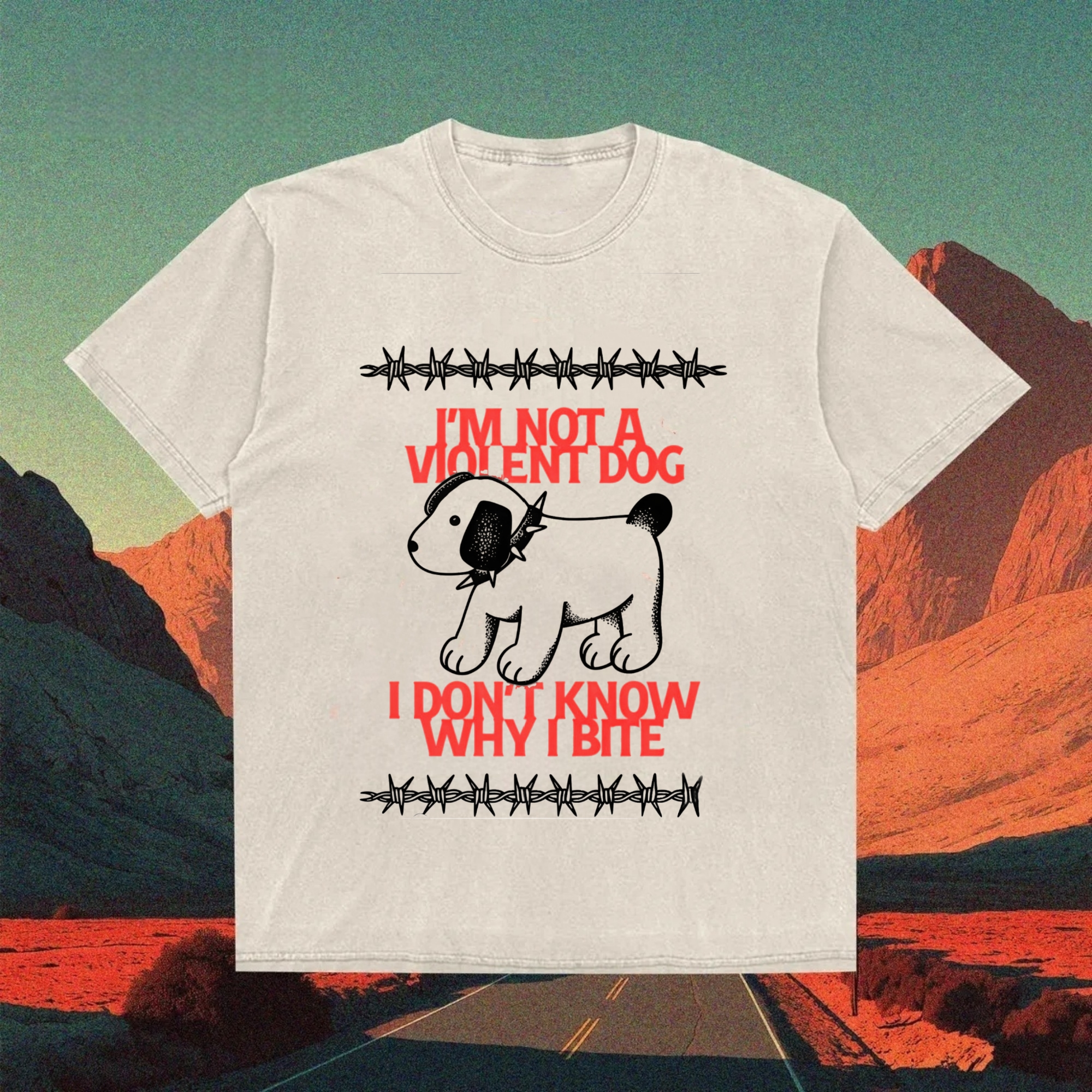 I'm Not A Violent Dog T-shirt