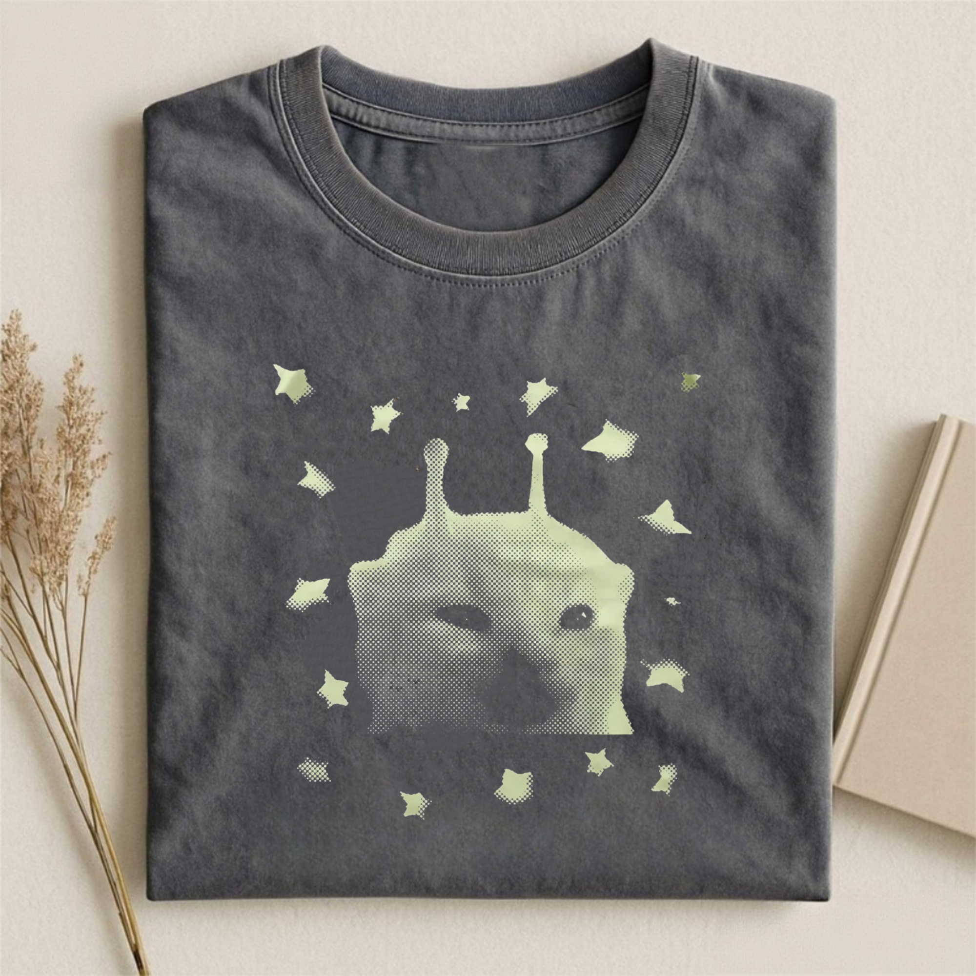 Y2k Alien Cat meme T-shirt