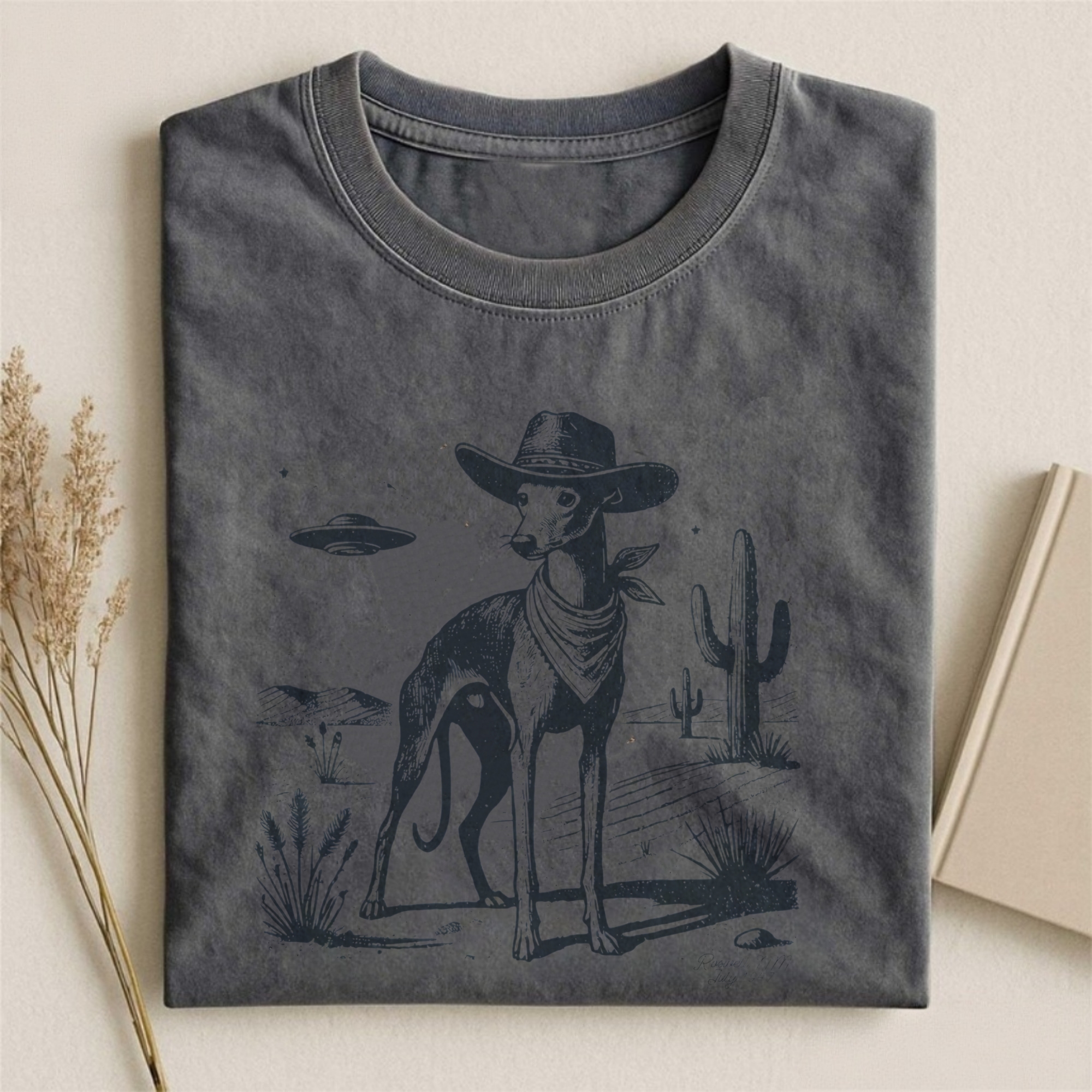 Whippet Vintage Shirt UFO Western T-shirt