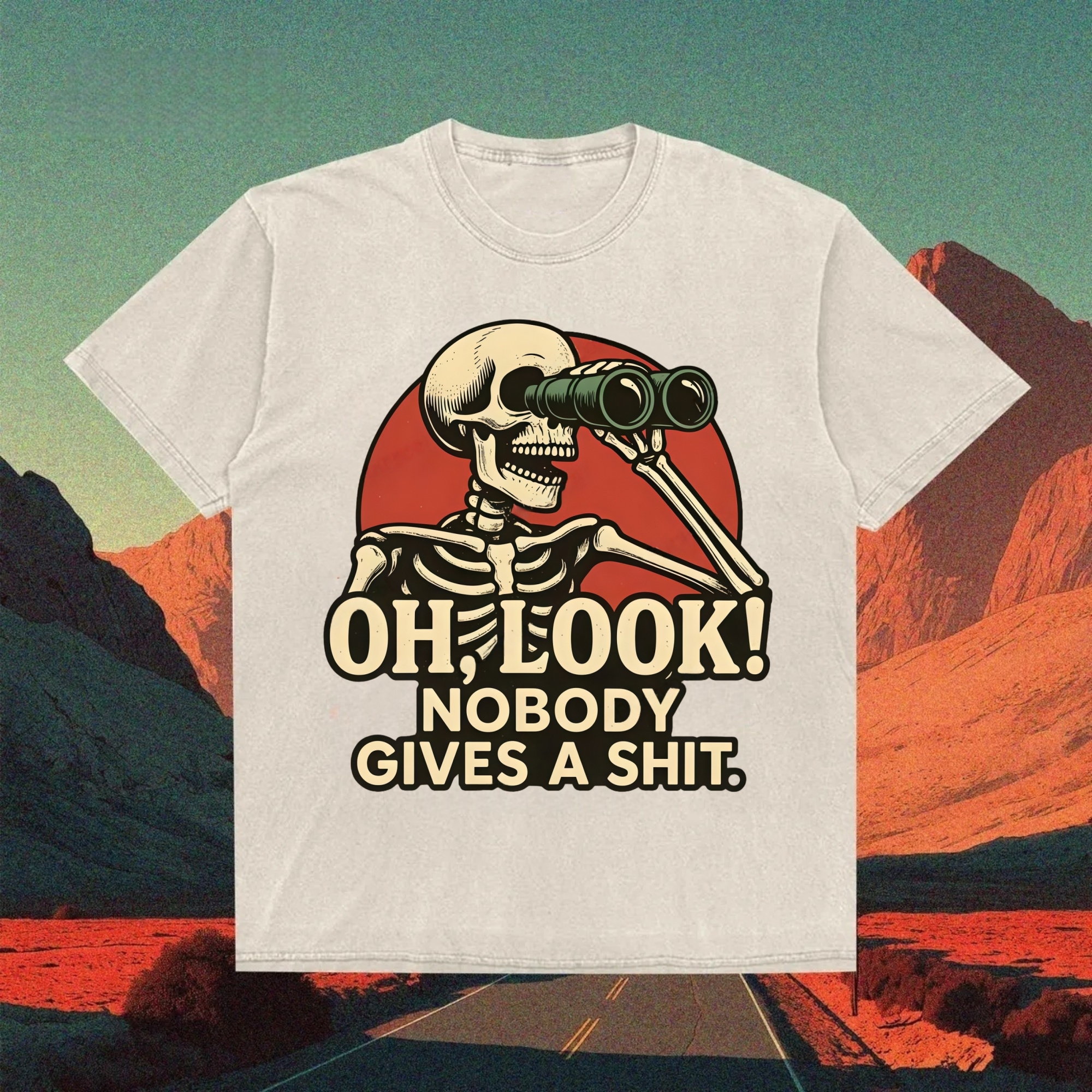 Sarcastic Skeleton Outlook T-shirt