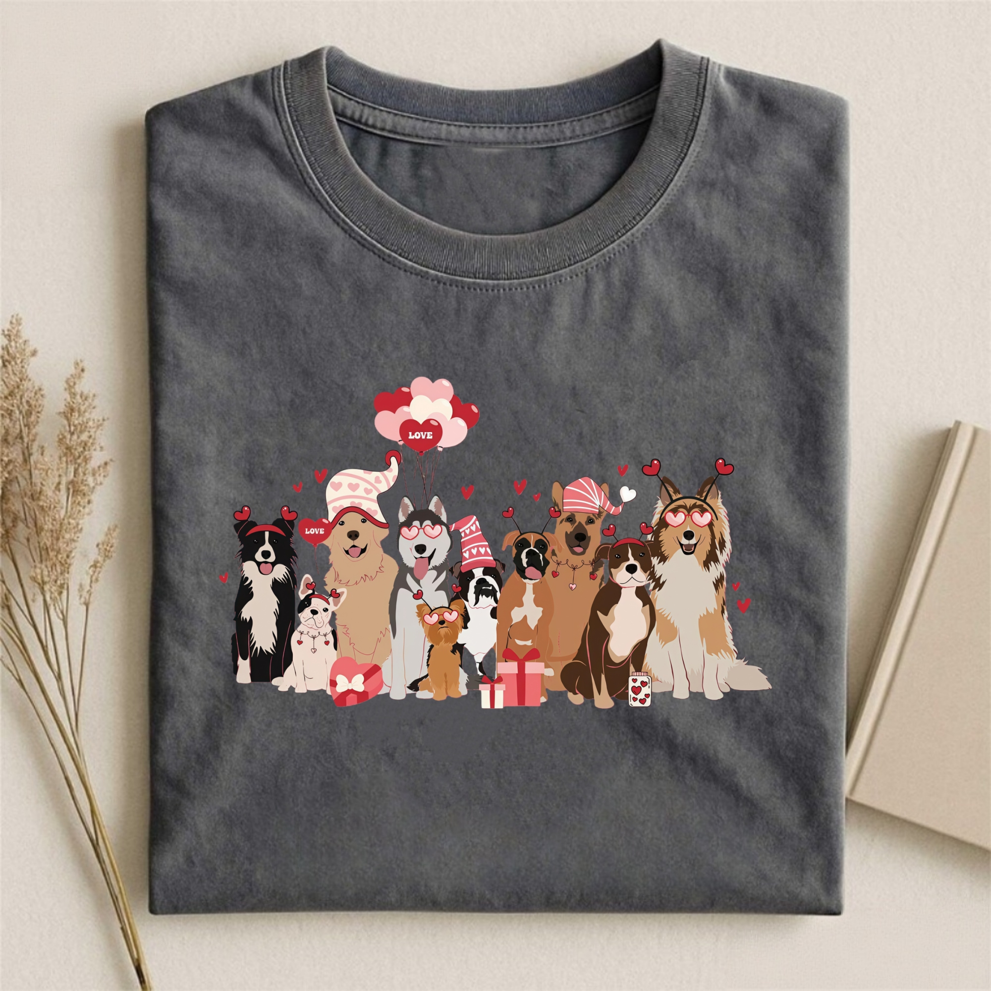 Valentines Dogs T-shirt