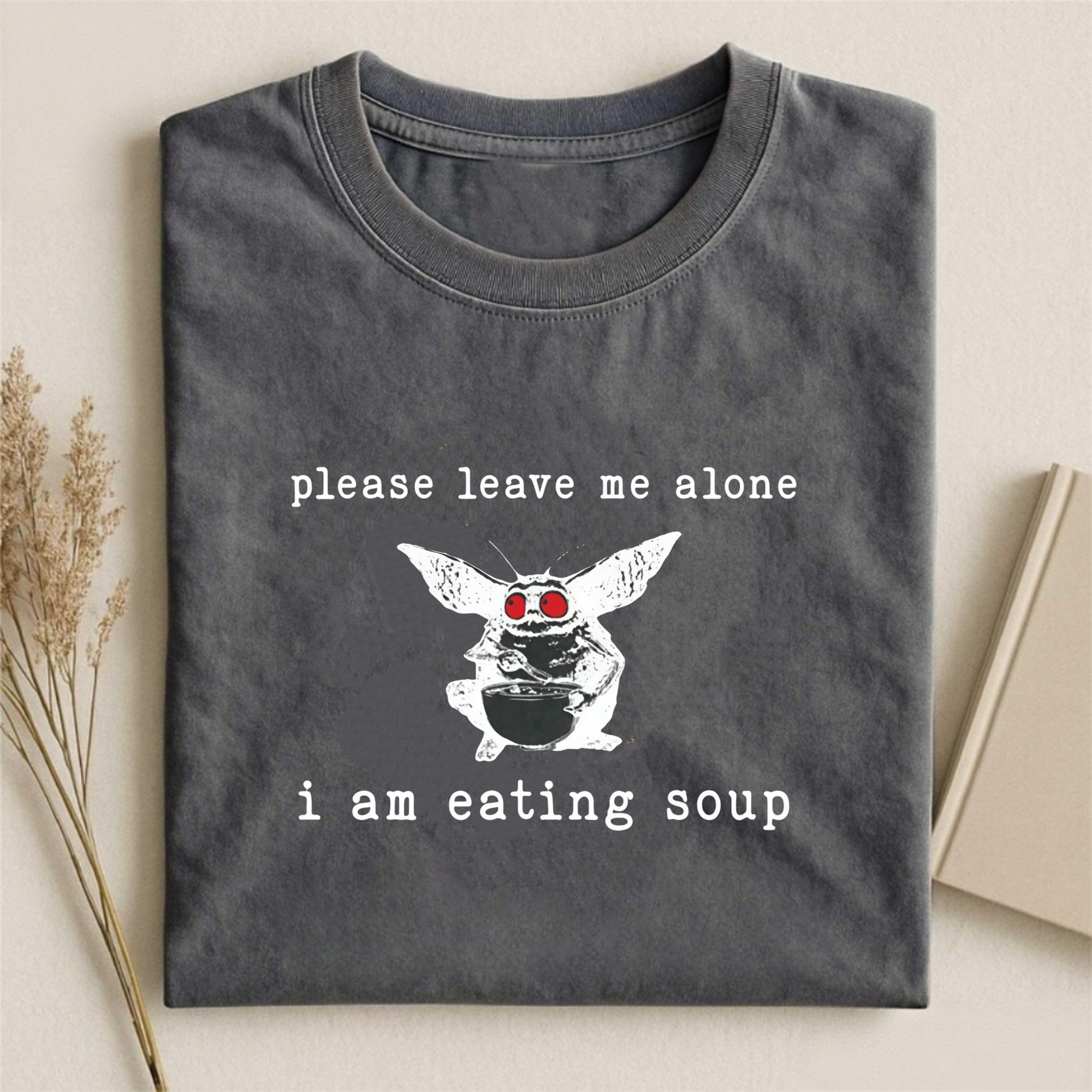 Mothman Eating Soup T-shirt