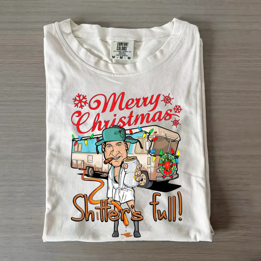 Retro Merry Christmas Shitter's Full T-Shirt