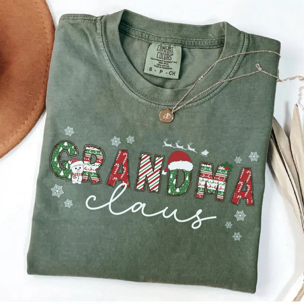 Comfort Colors Family Christmas T-shirt