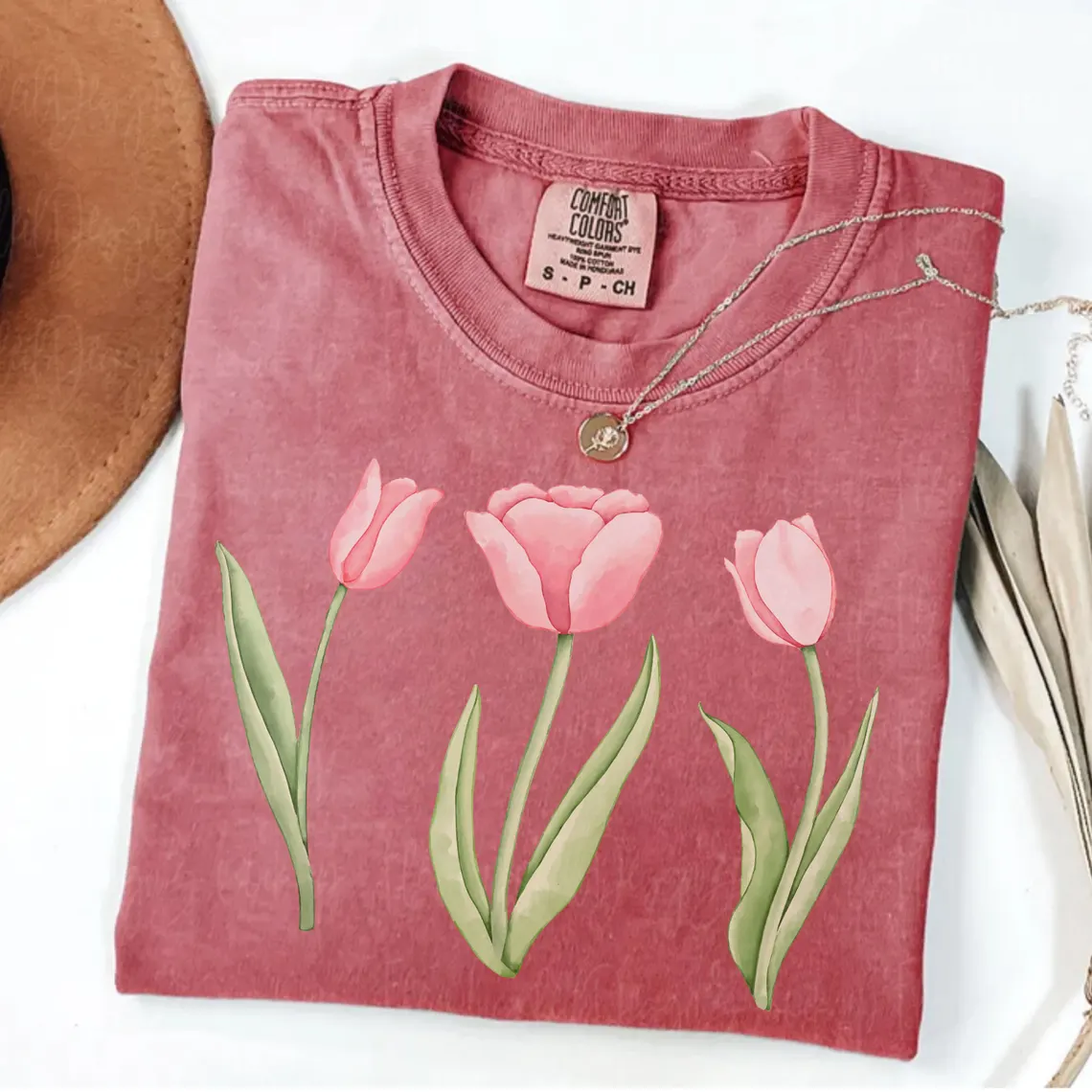 [Copy]Lonely Ghost in Blooms Tee