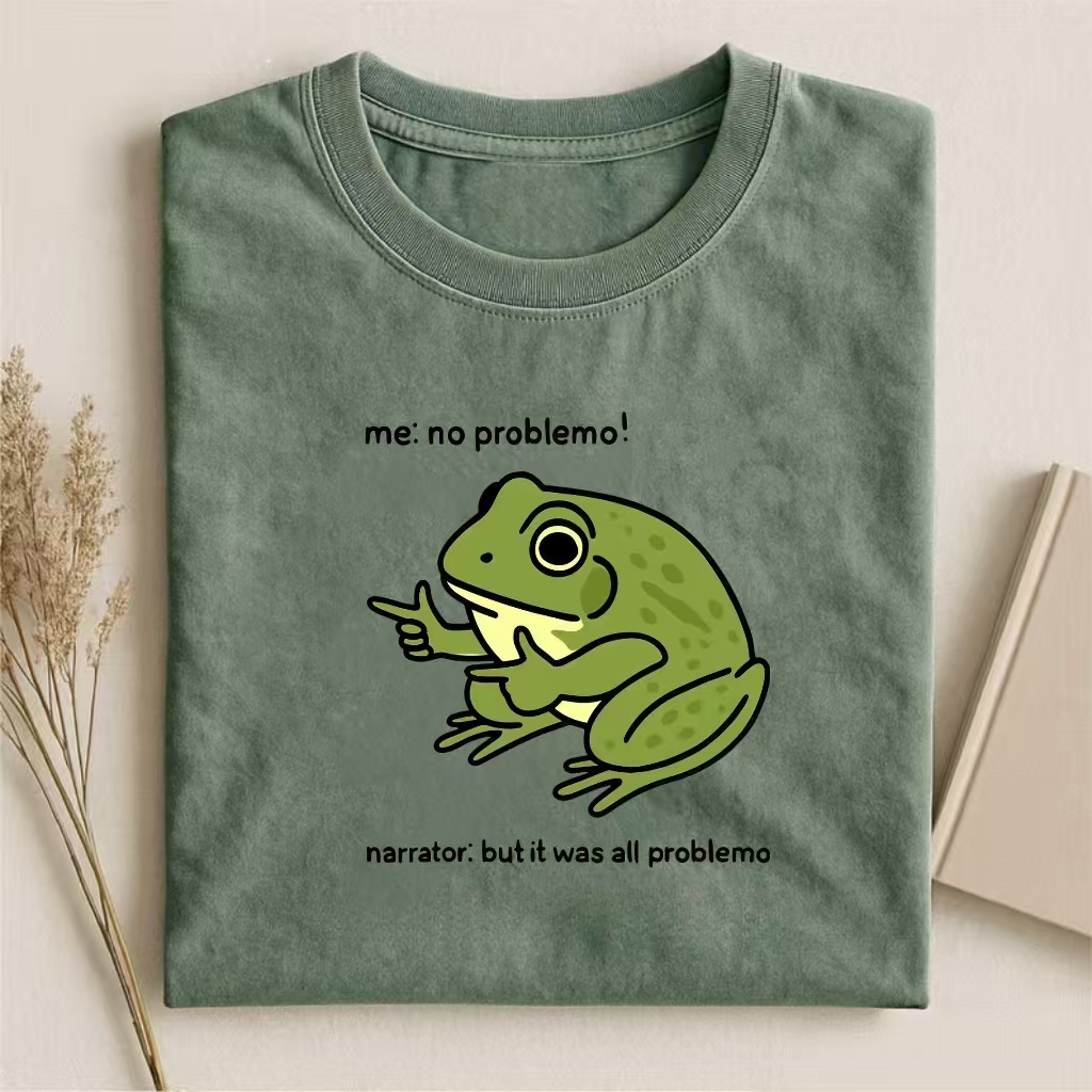 "No Problemo" Frog Humor T-shirt