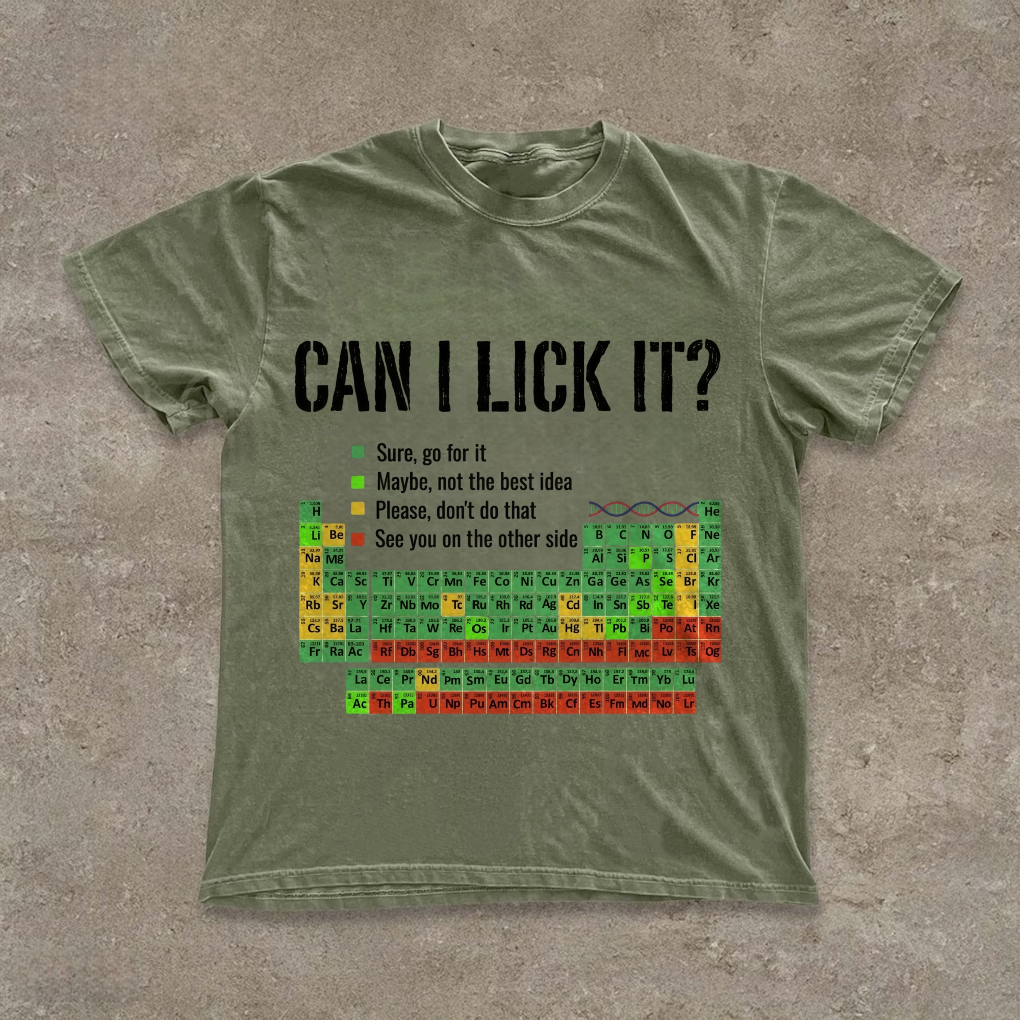 Can I Lick It Periodic Table T-Shirt
