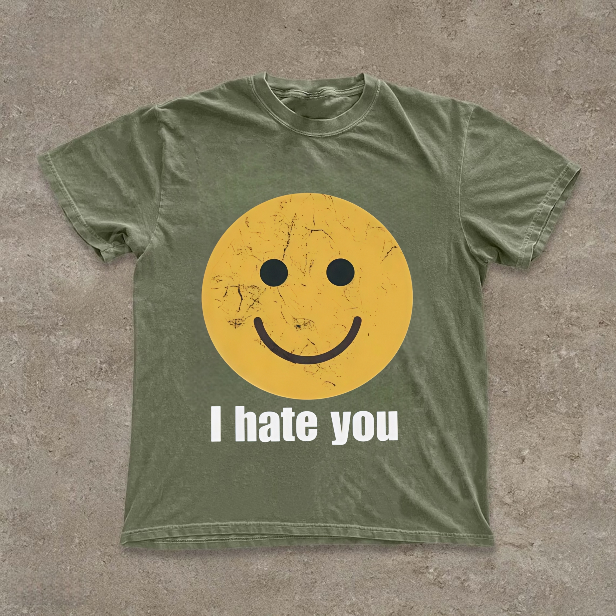 I Hate You Smiley Face T-Shirt