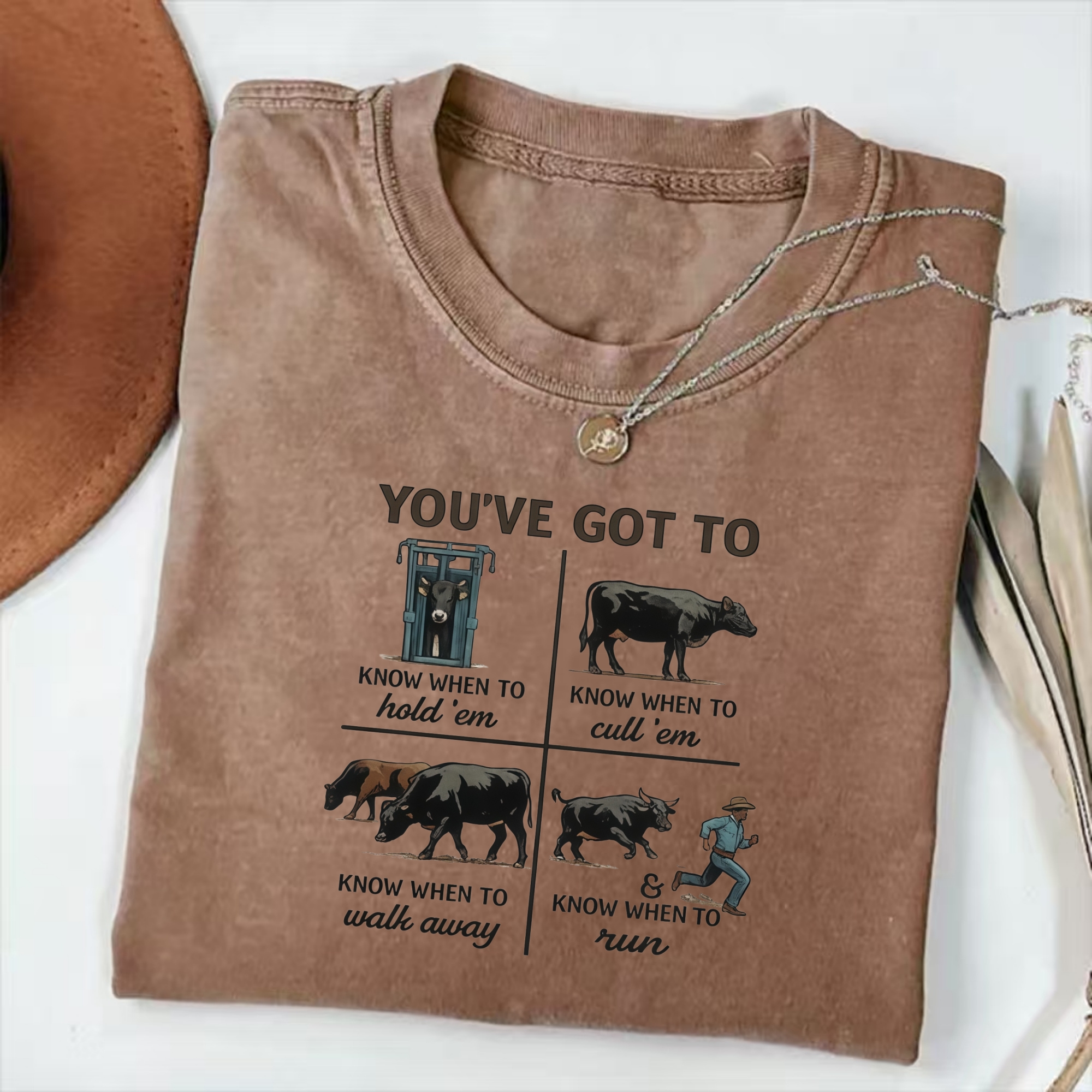 Know When to Hold 'Em T-Shirt