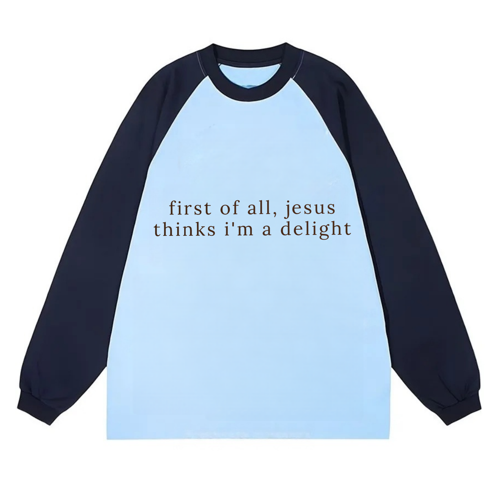 Jesus Thinks I'm A Delight Sweatshirt