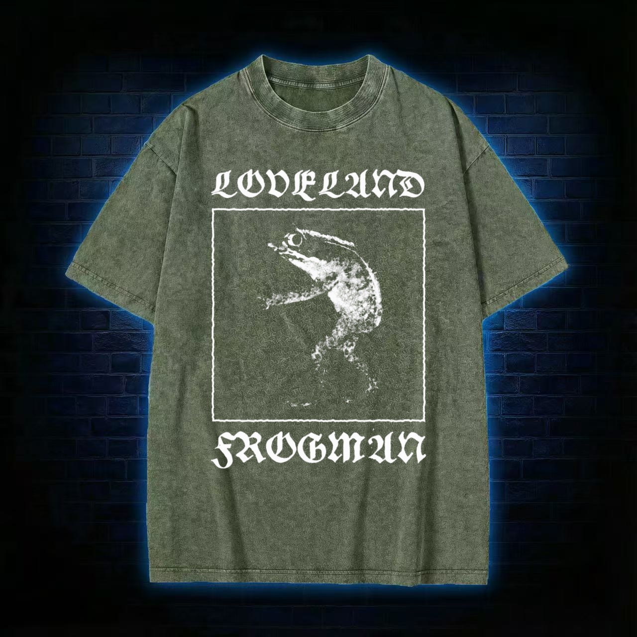 Loveland Frog Man Washed T-shirt