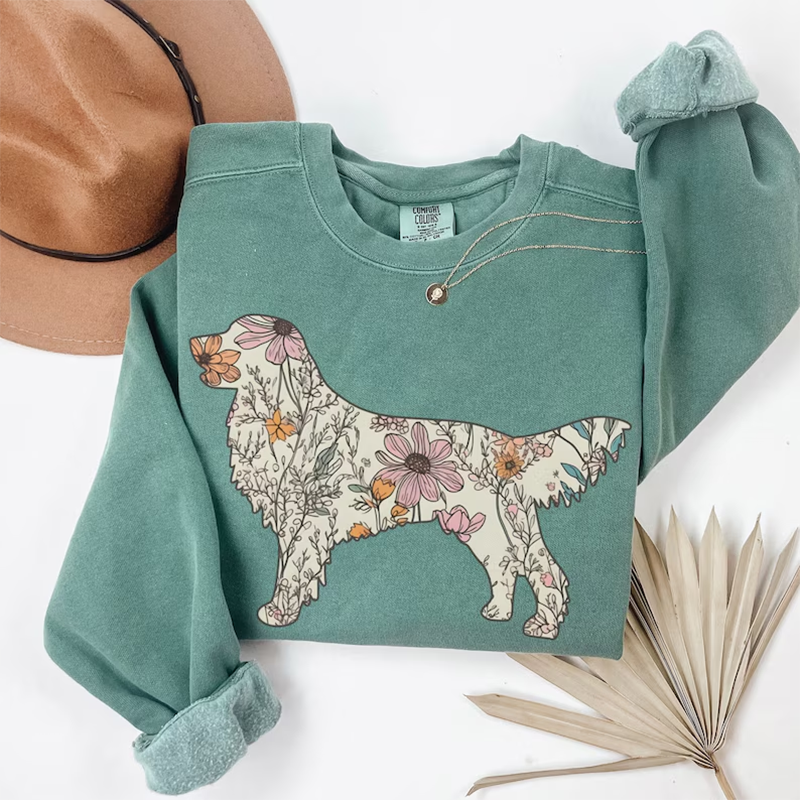 Vintage Golden Retriever Sweatshirt
