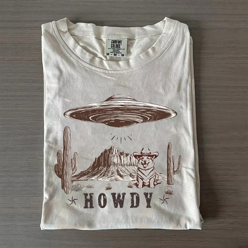 Western Corgi T-shirt