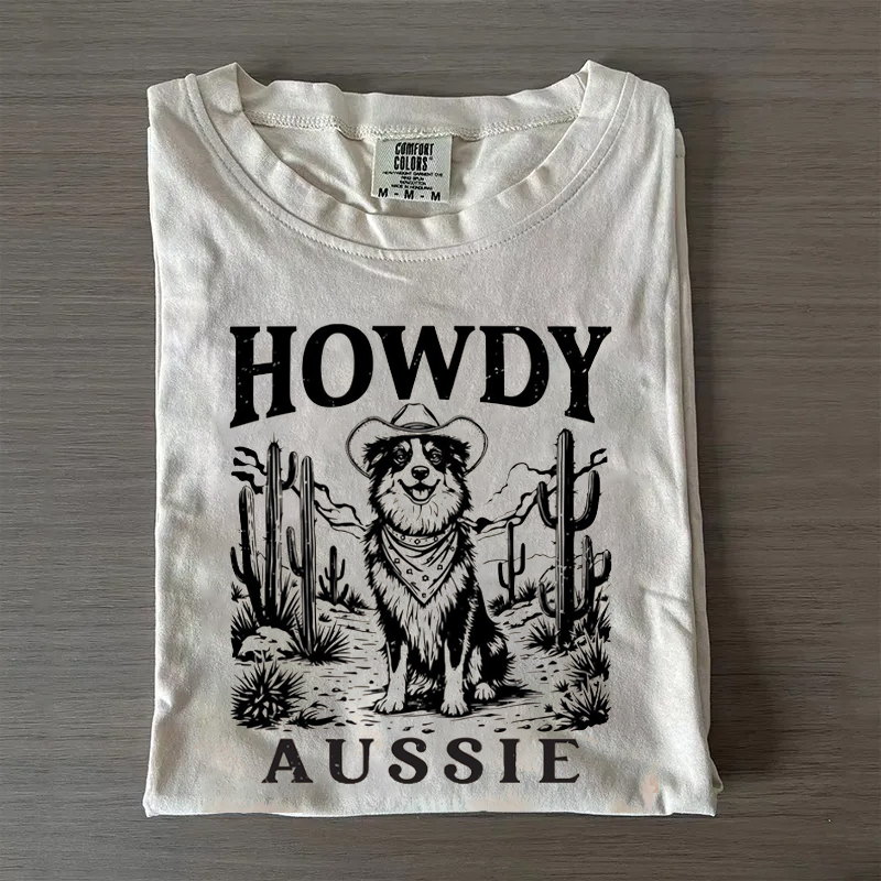 Howdy Australian Shepherd T-shirt