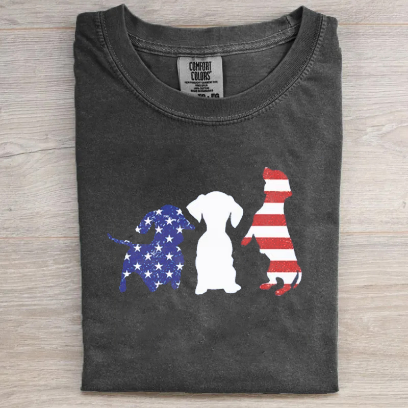 4th of July Dachshund T-shirt
