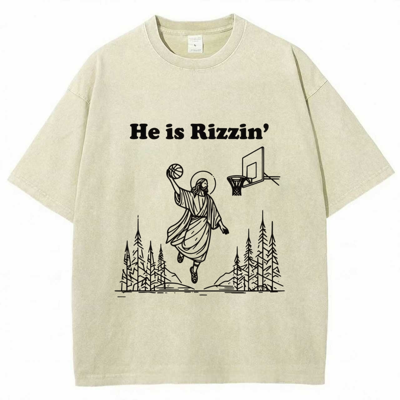 Funny Jesus Basketball T-Shirt