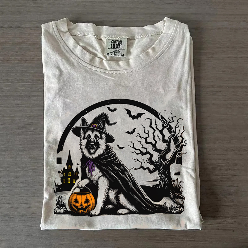 Halloween German Shepherd T-shirt