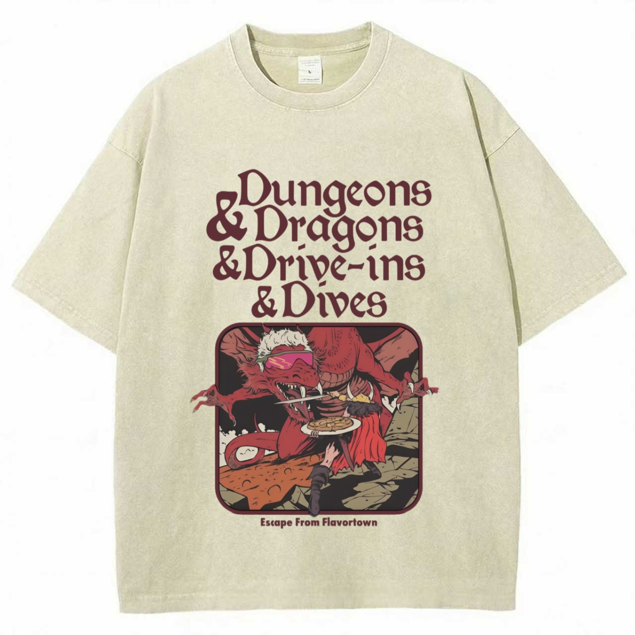 Dungeon Dragon Dive ins and Dives Graphic T-Shirt