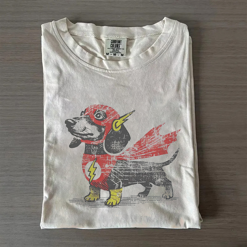 Dachshund Superhero T-shirt