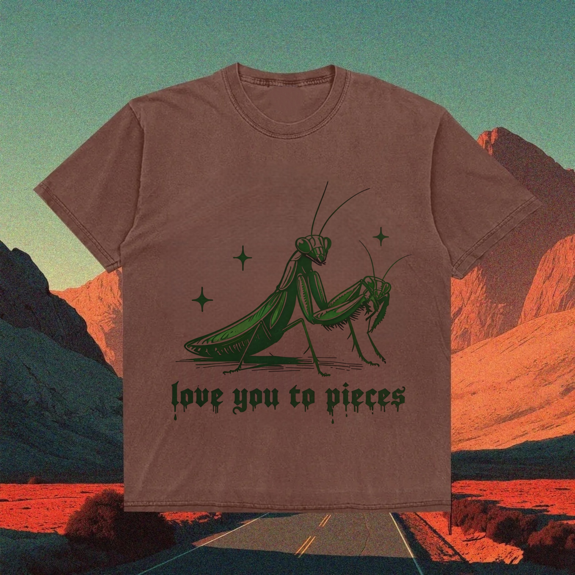 Dark Humor Praying Mantis T-shirt