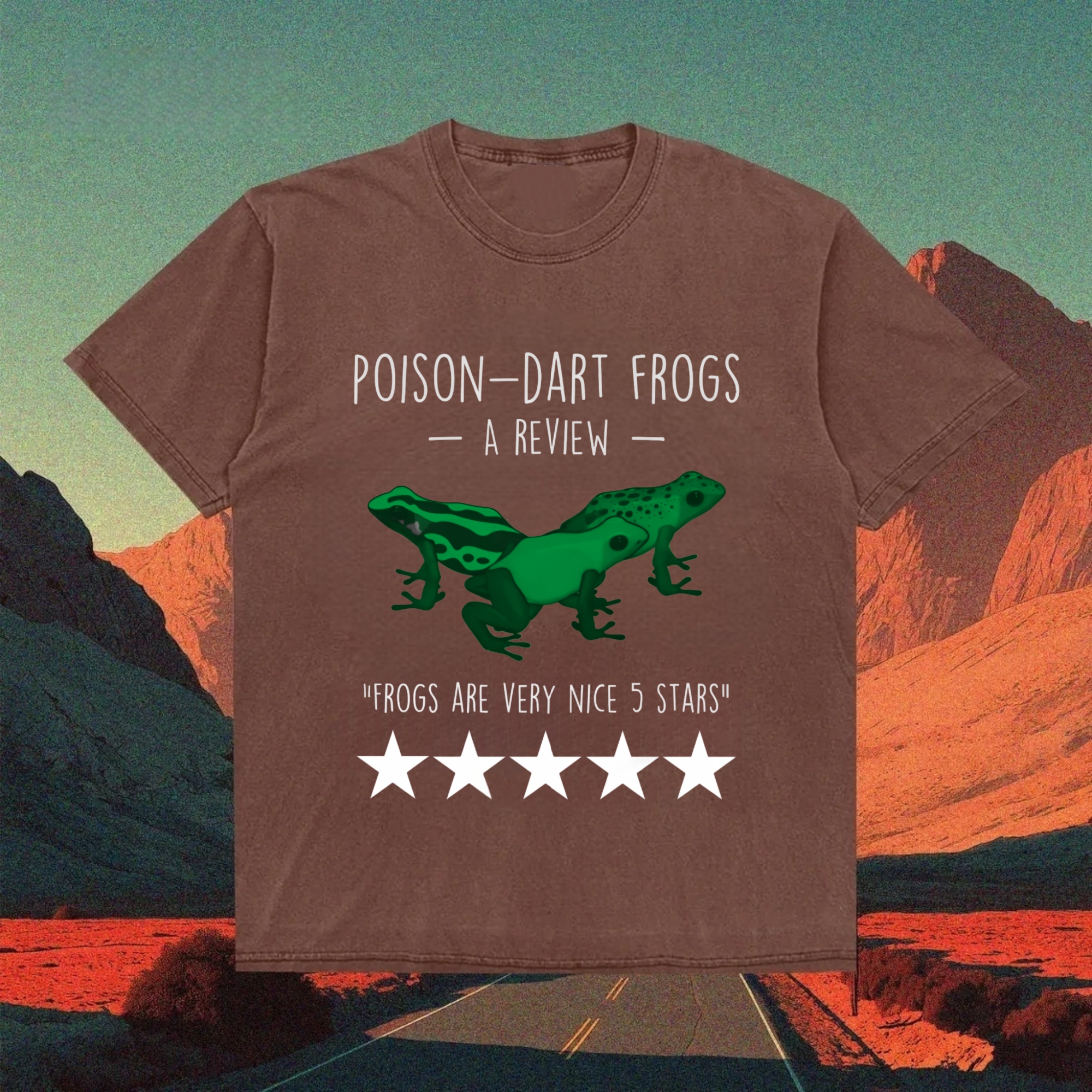 Five Star Poison Dart Frogs T-shirt