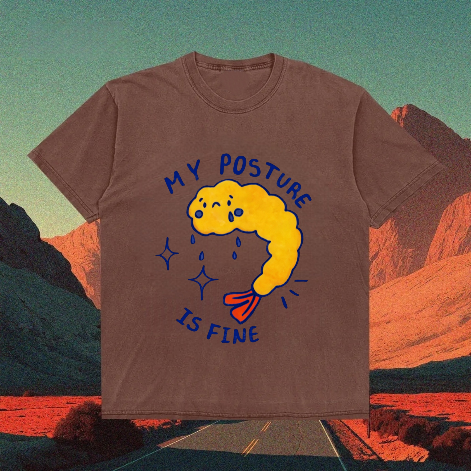 Crying Fried Shrimp T-shirt
