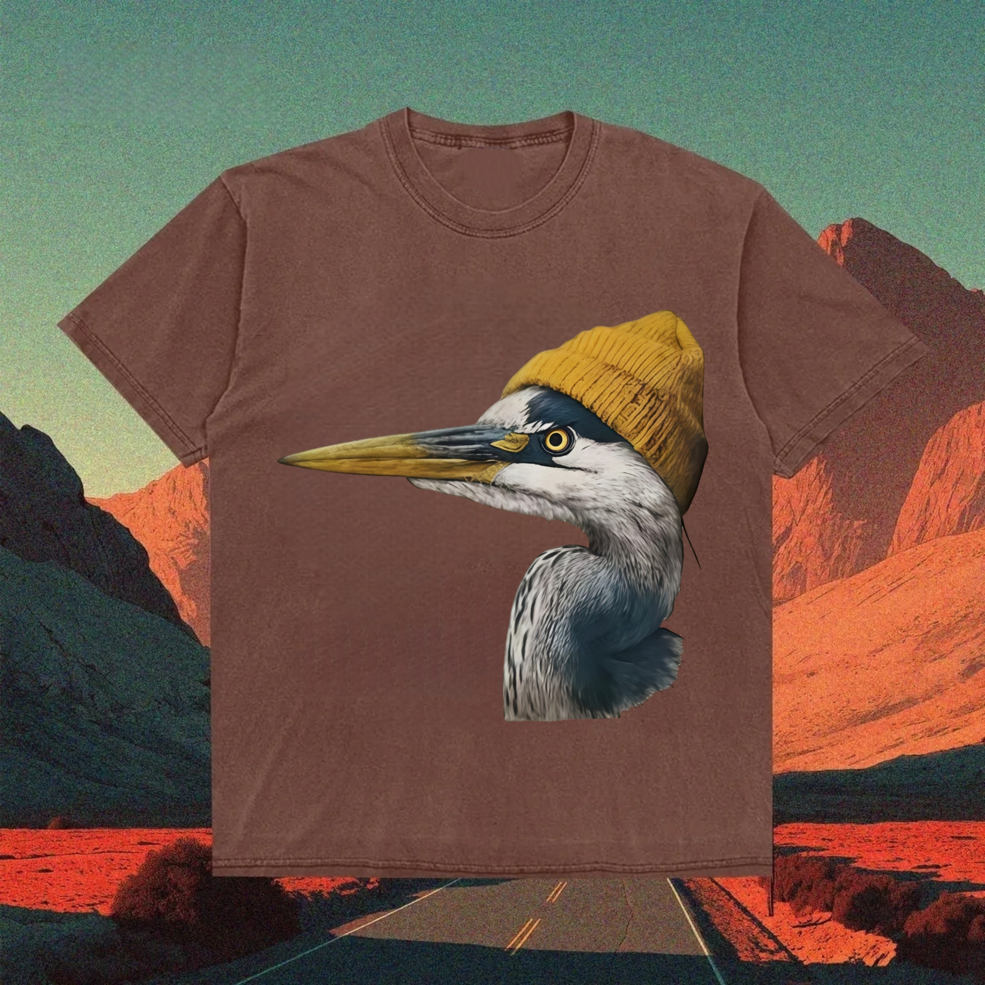 Chilly Heron Vibes T-shirt