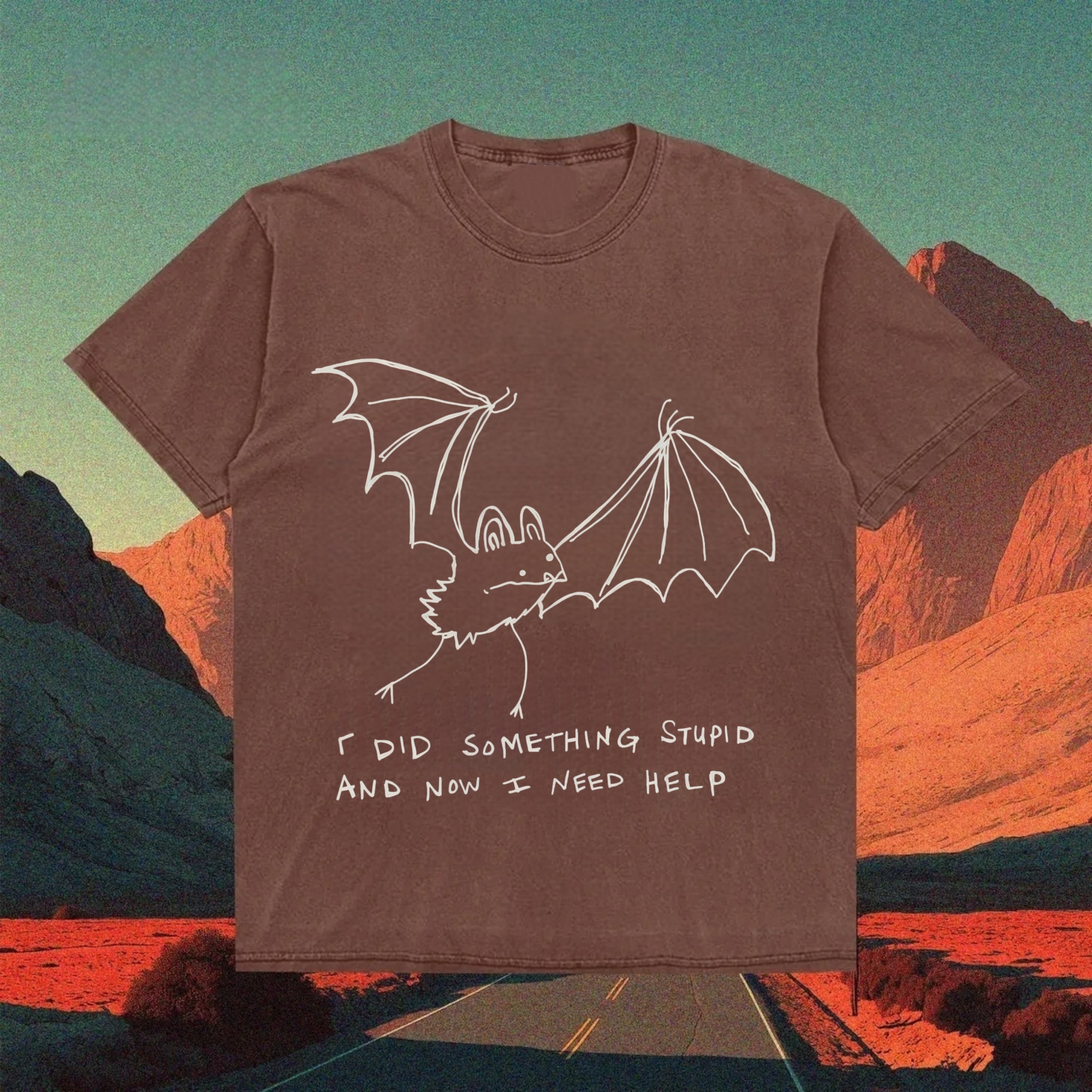 Clumsy Bat Confession T-shirt