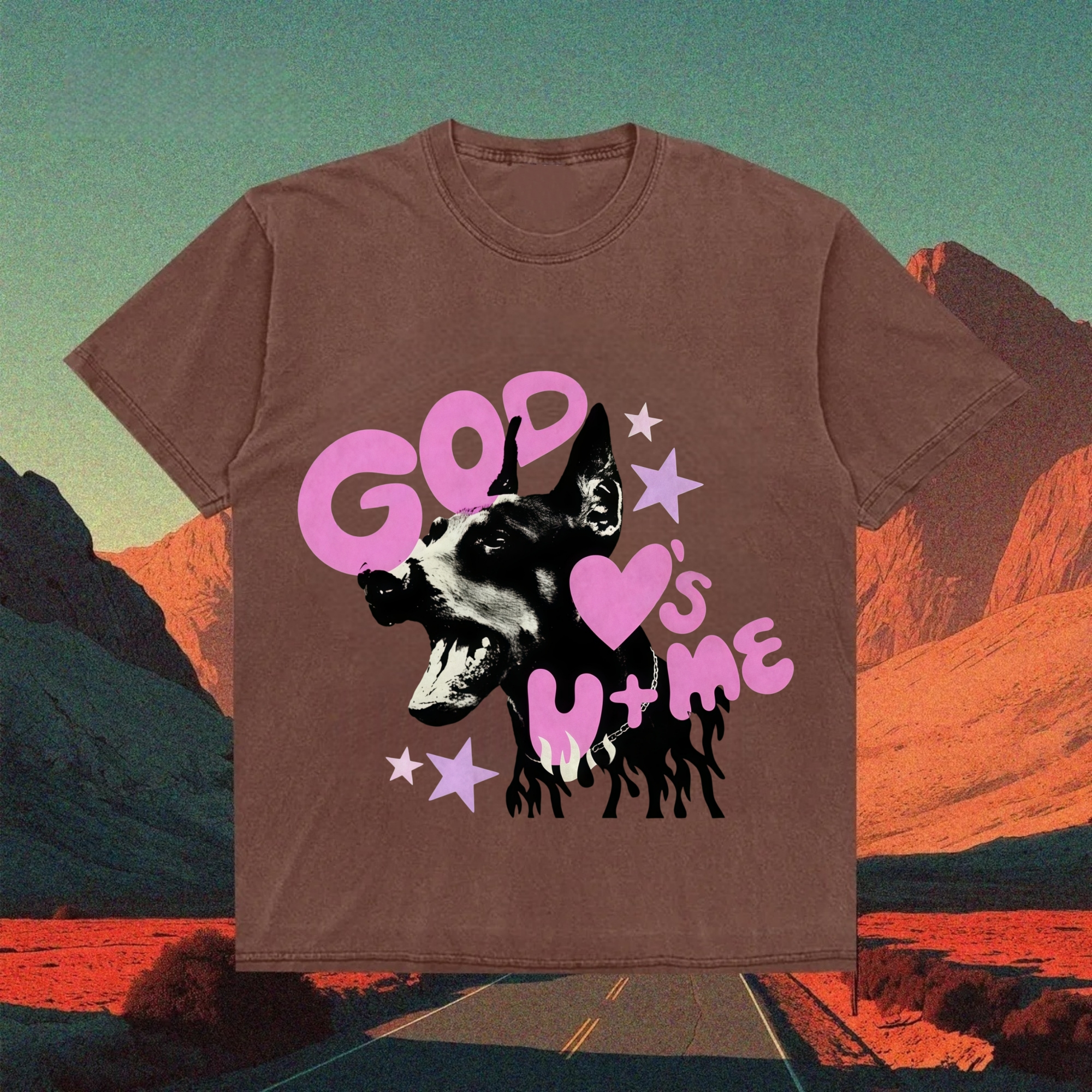 God Loves Me Dog T-shirt