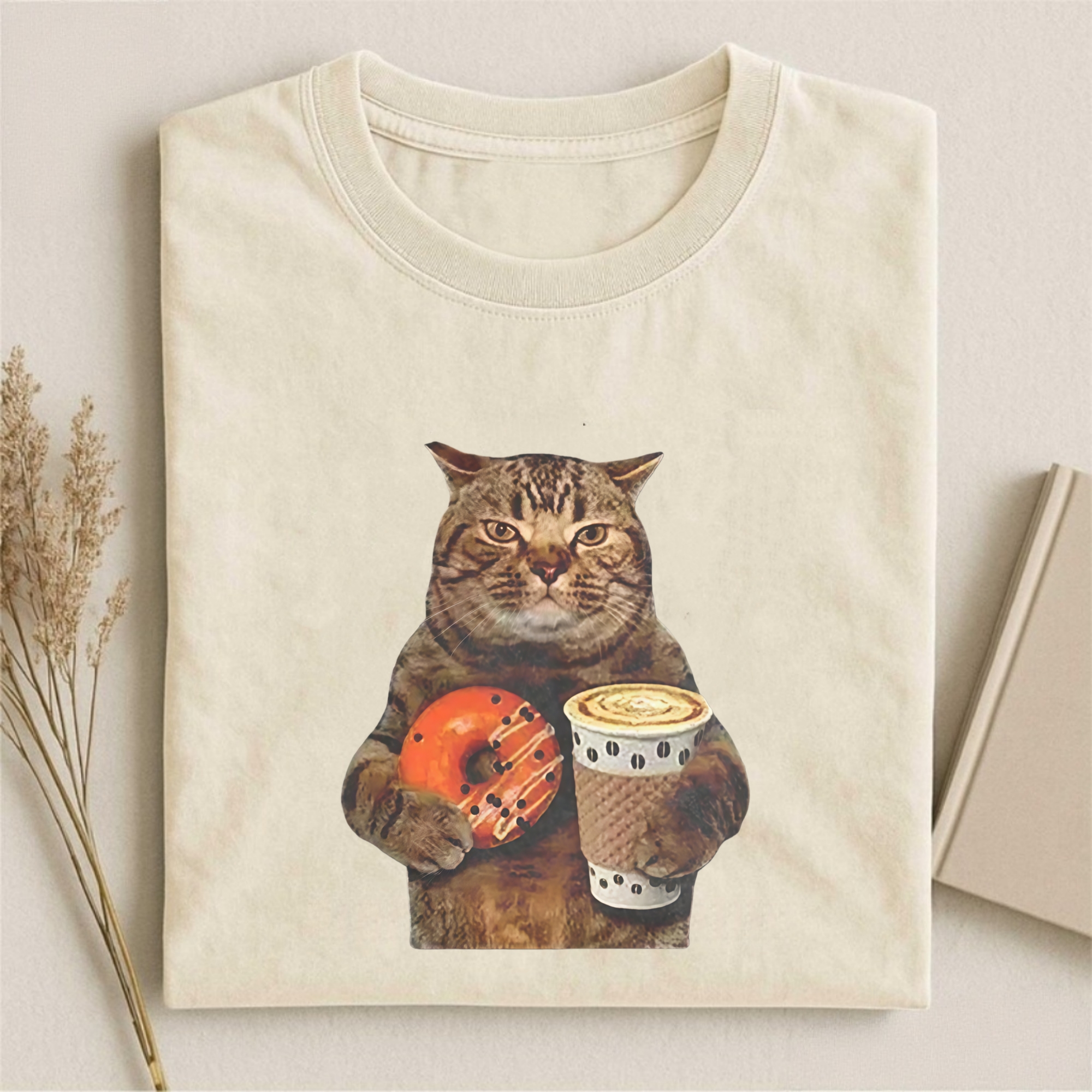 Funny Meme Fat Cat All I Need In Life T-shirt