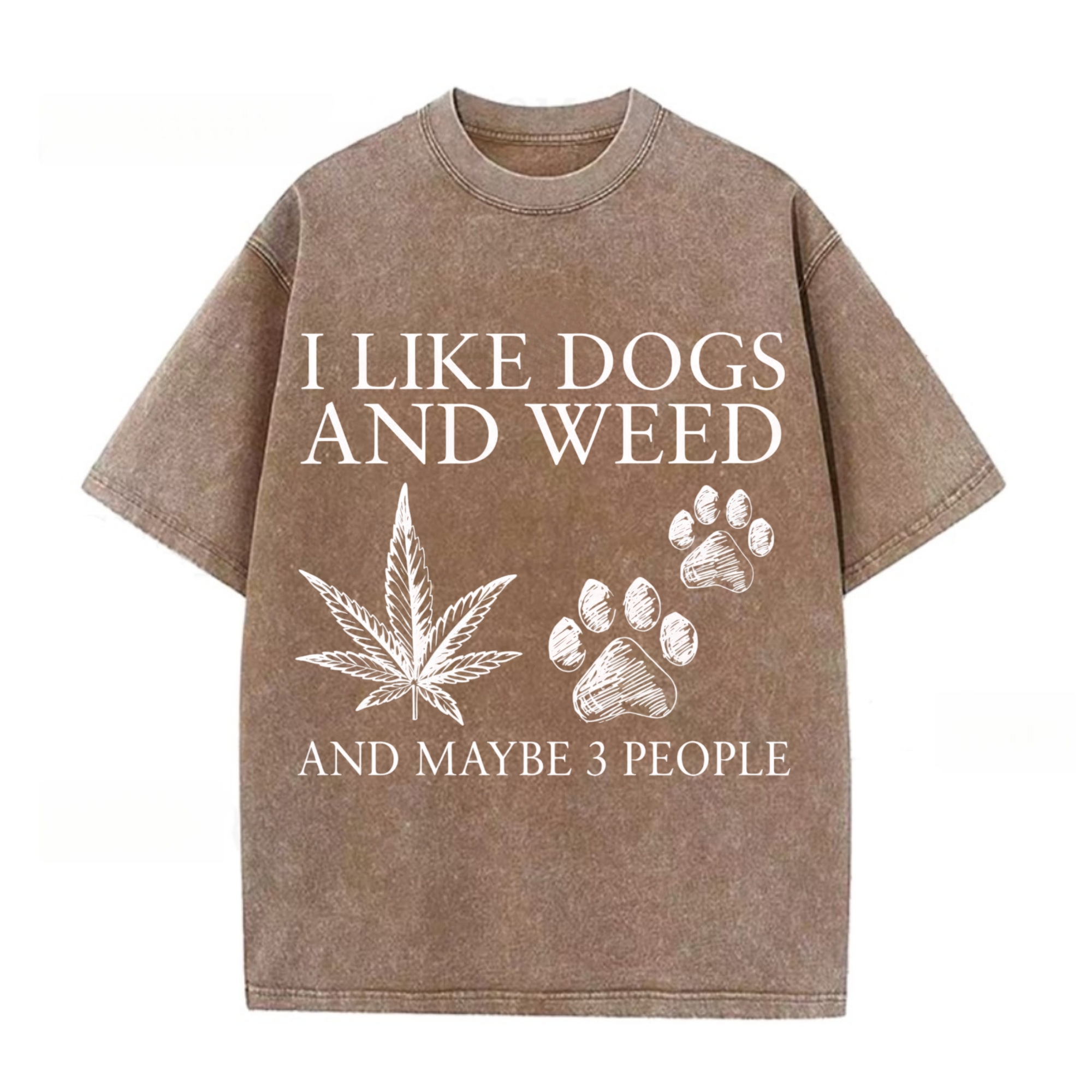 I Like Dogs And Weed T-shirt