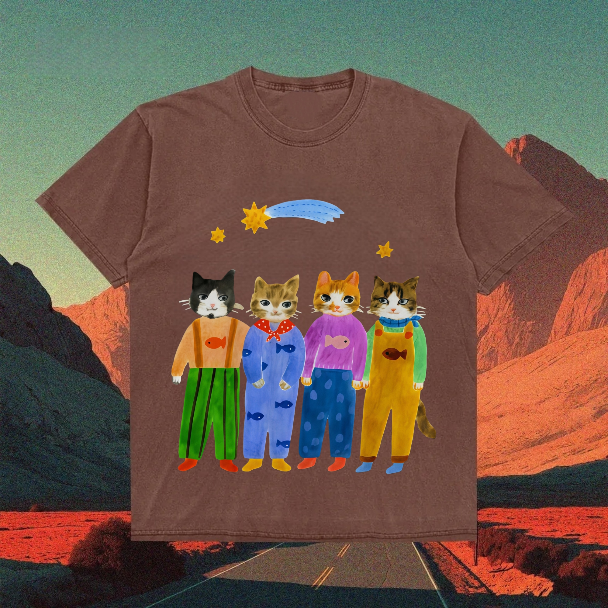 Cat in Sunny Day T-shirt