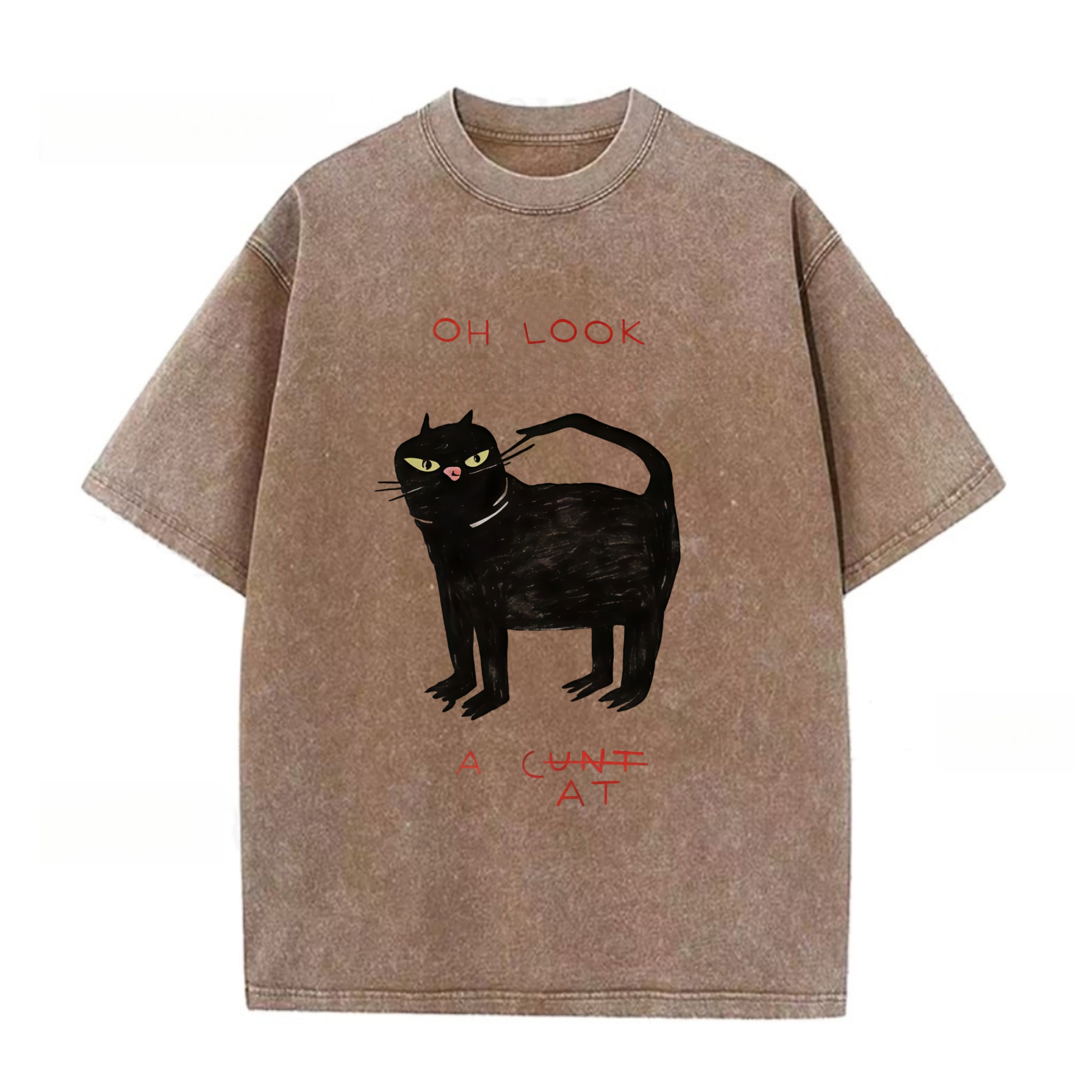 Oh Look Cat Graphic T-shirt