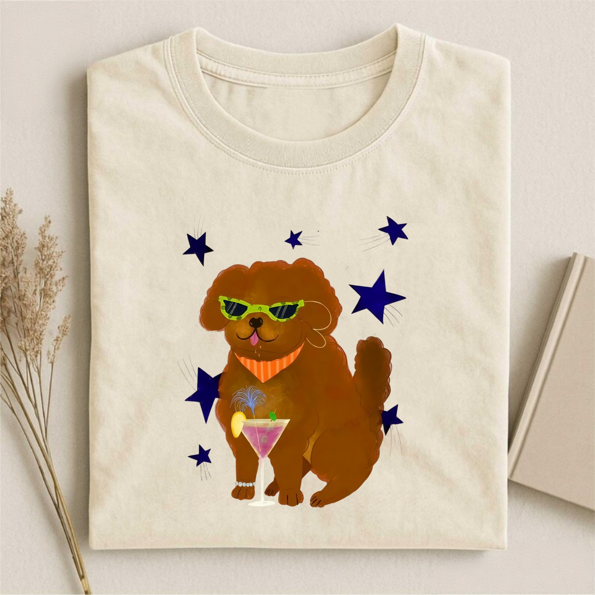 Trendy And Cute Dog T-shirt